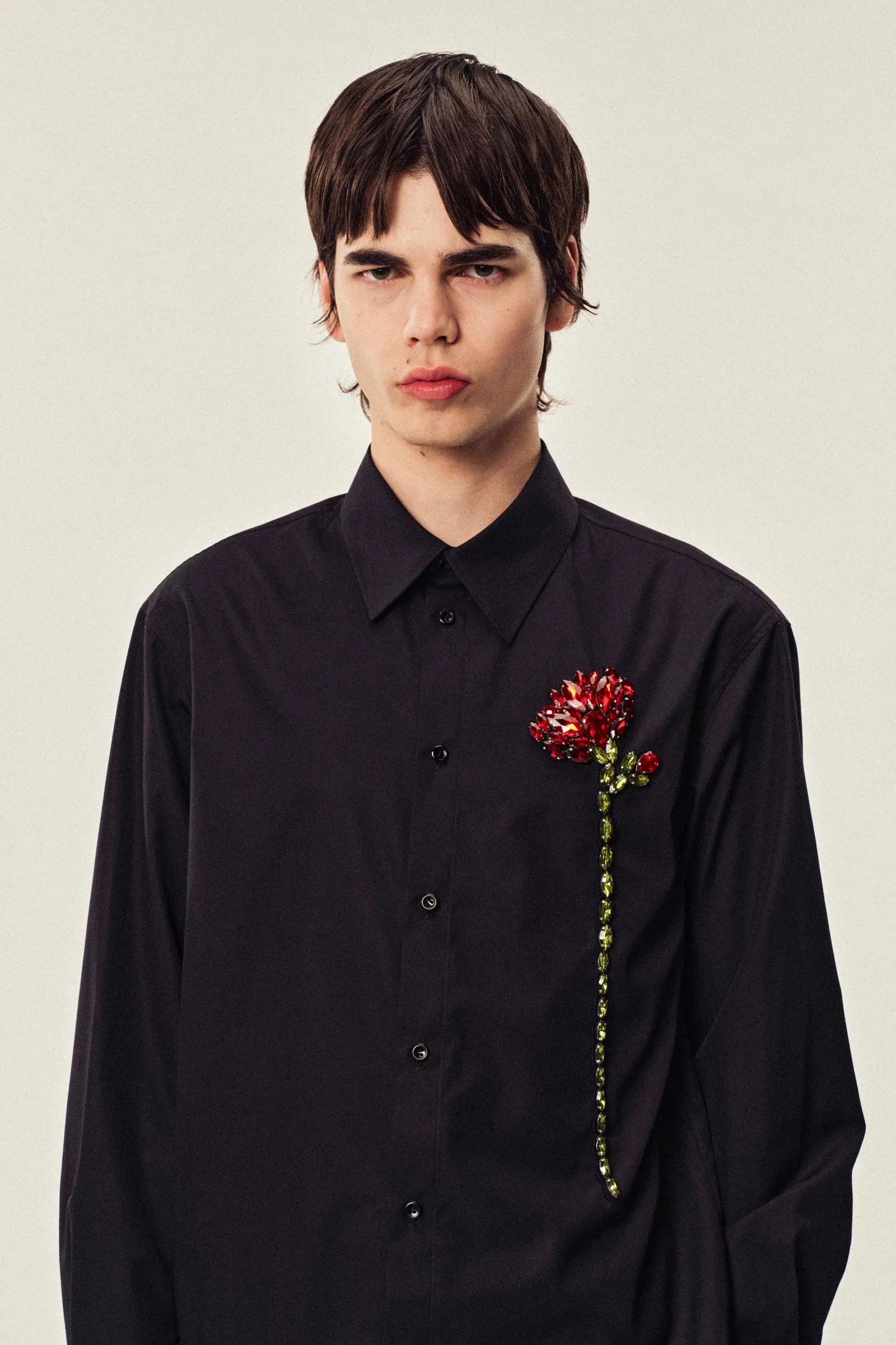 Embellished Carnation Classic Shirt sold by Simone Rocha product image thumbnail 2