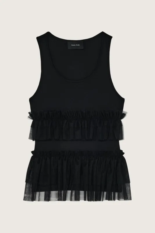 Tutu Hem Tank Top sold by Simone Rocha