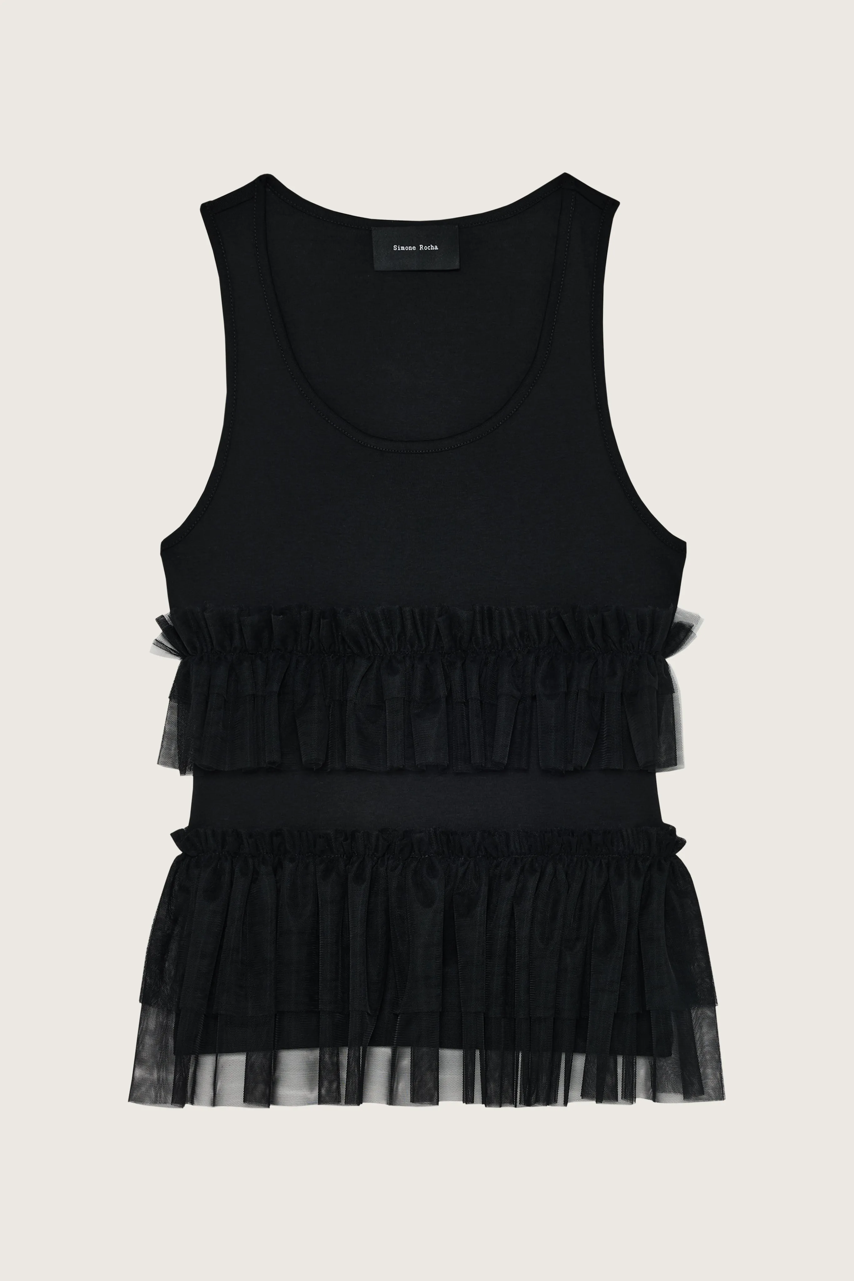 Tutu Hem Tank Top sold by Simone Rocha