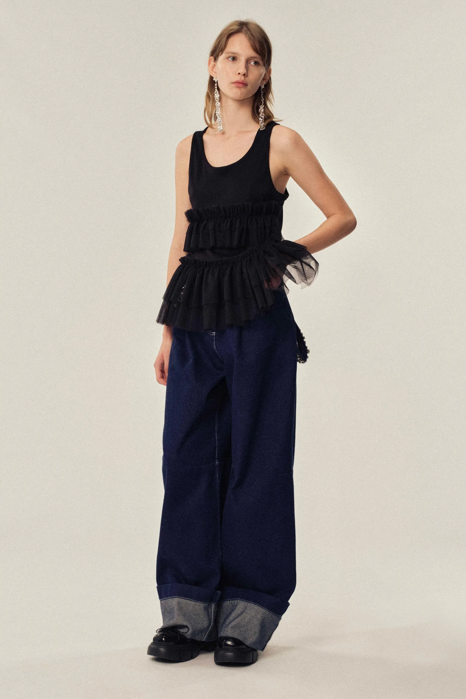 Tutu Hem Tank Top sold by Simone Rocha product image thumbnail 2