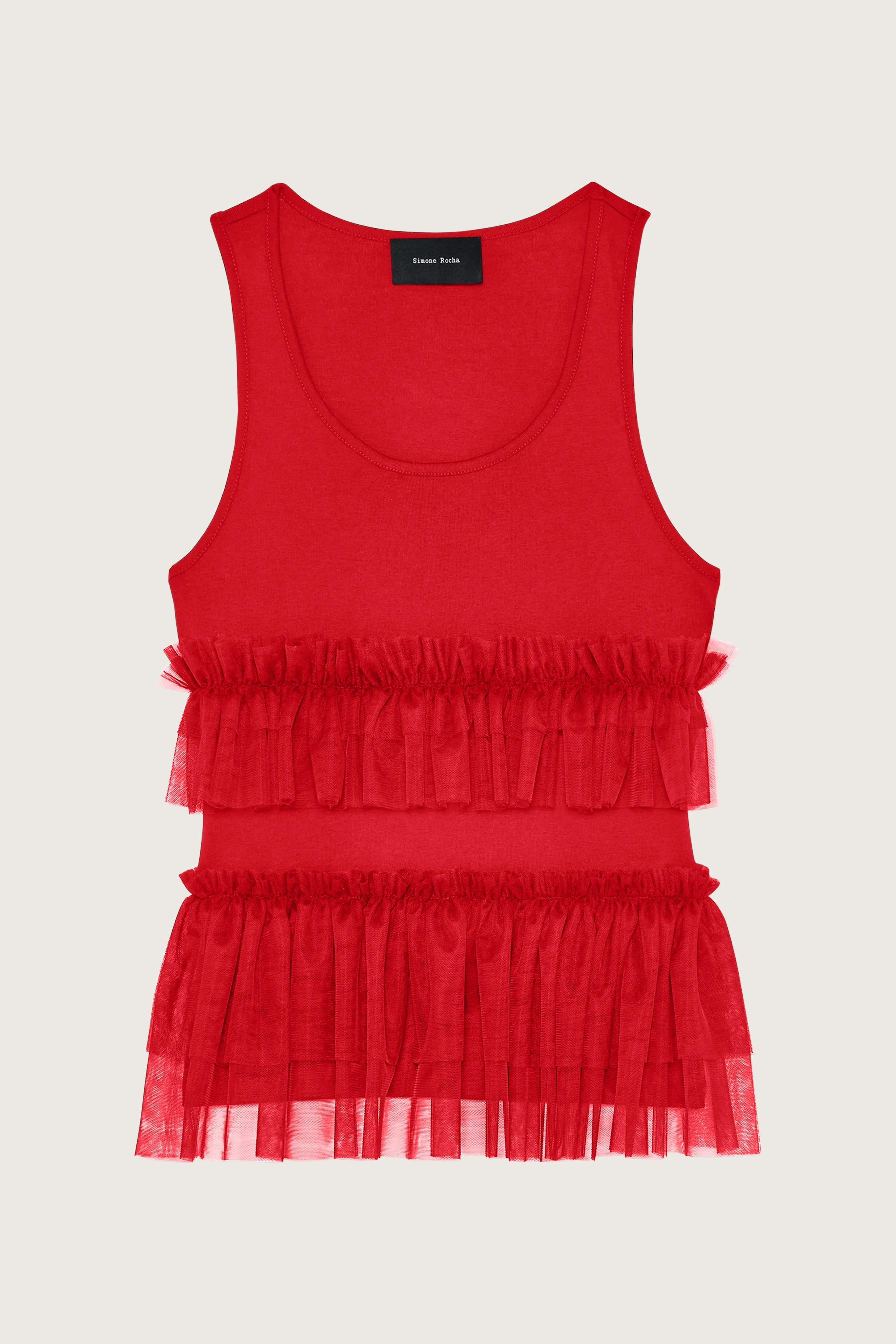 Tutu Hem Tank Top sold by Simone Rocha