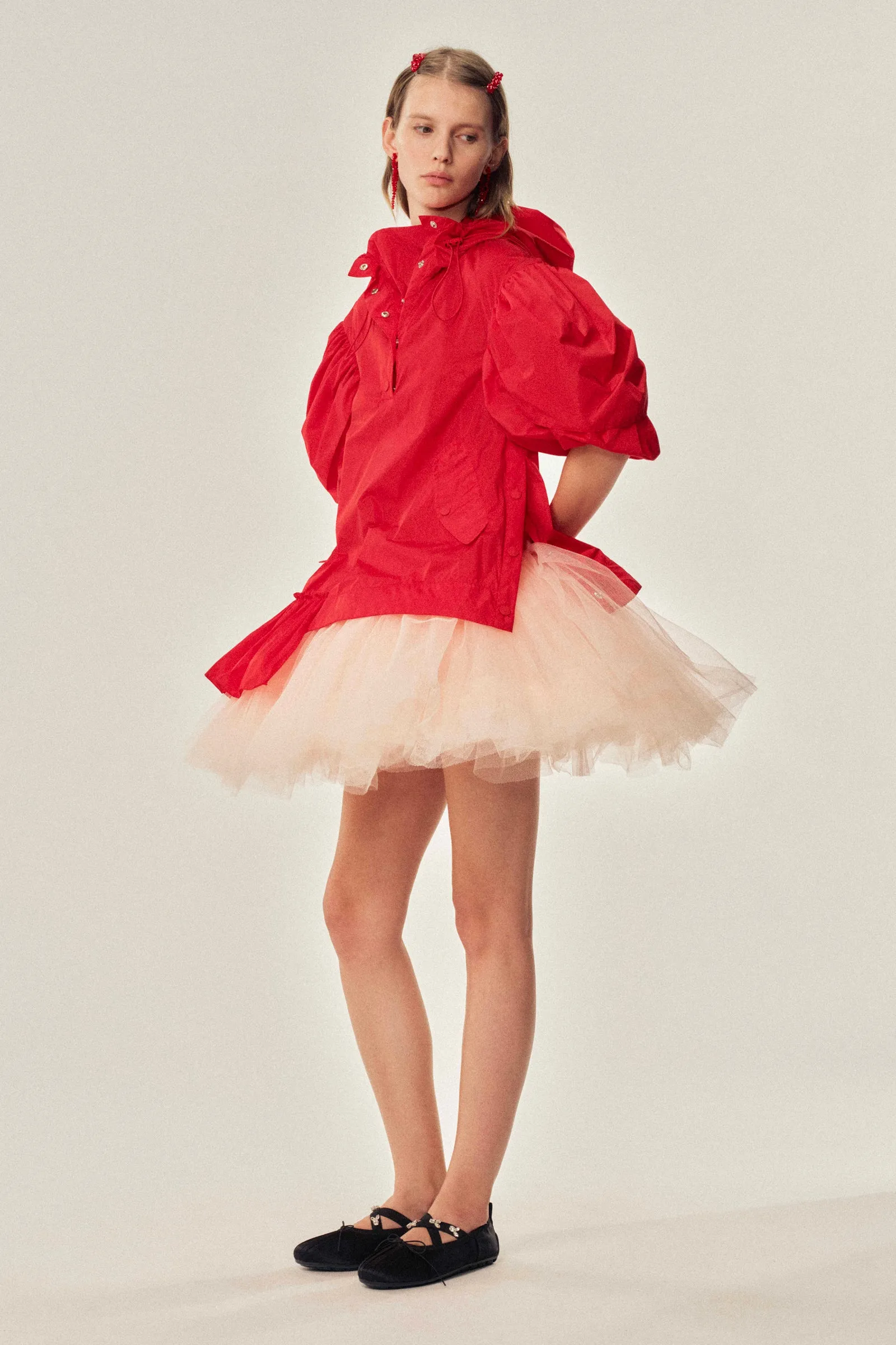 Petal Sleeve Ruffle Cagoule sold by Simone Rocha product image thumbnail 2