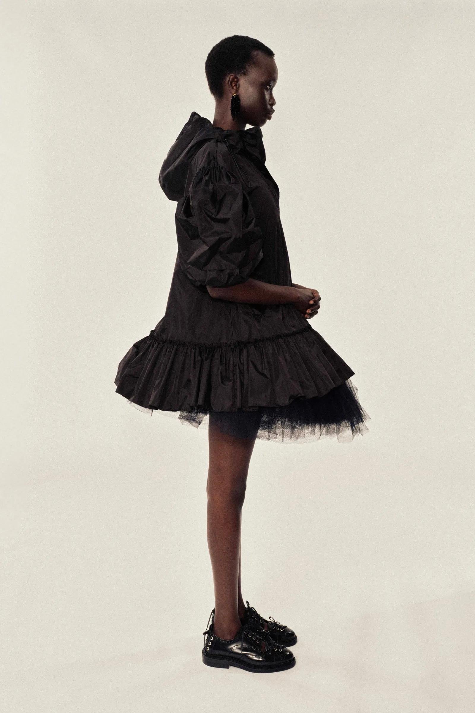 Petal Sleeve Ruffle Cagoule sold by Simone Rocha product image thumbnail 2