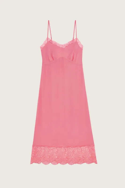 Deep Lace Trim Slip Dress sold by Simone Rocha