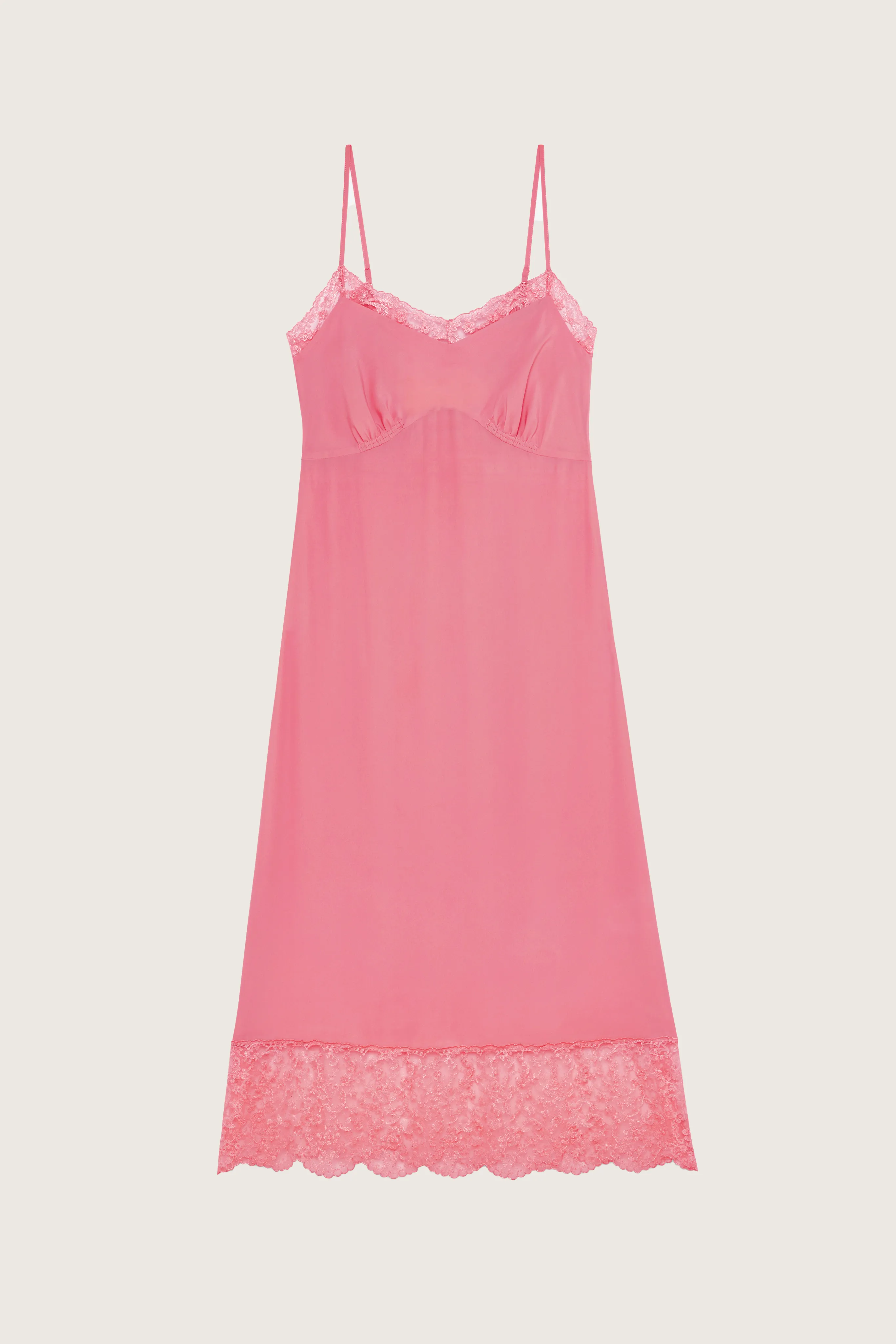 Deep Lace Trim Slip Dress sold by Simone Rocha
