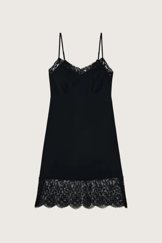 Mini Deep Lace Trim Slip Dress sold by Simone Rocha