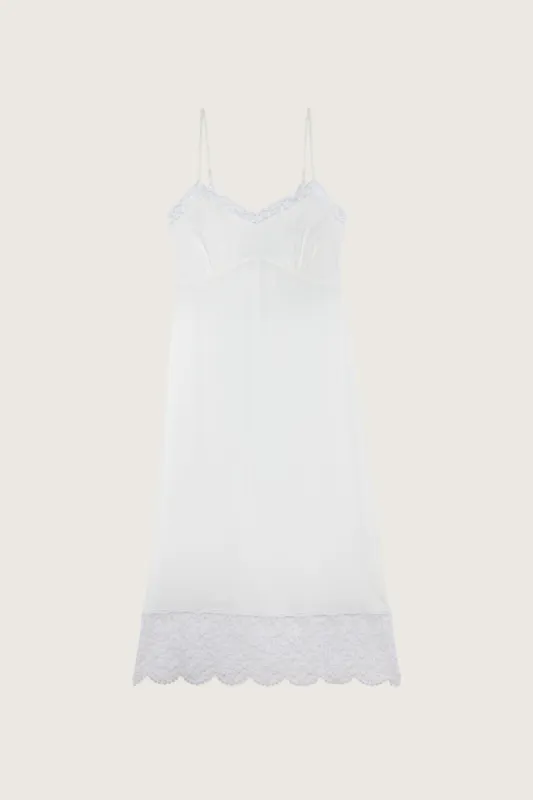 Deep Lace Trim Slip Dress sold by Simone Rocha