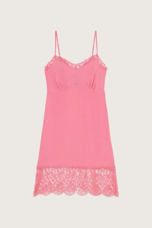 Mini Deep Lace Trim Slip Dress sold by Simone Rocha