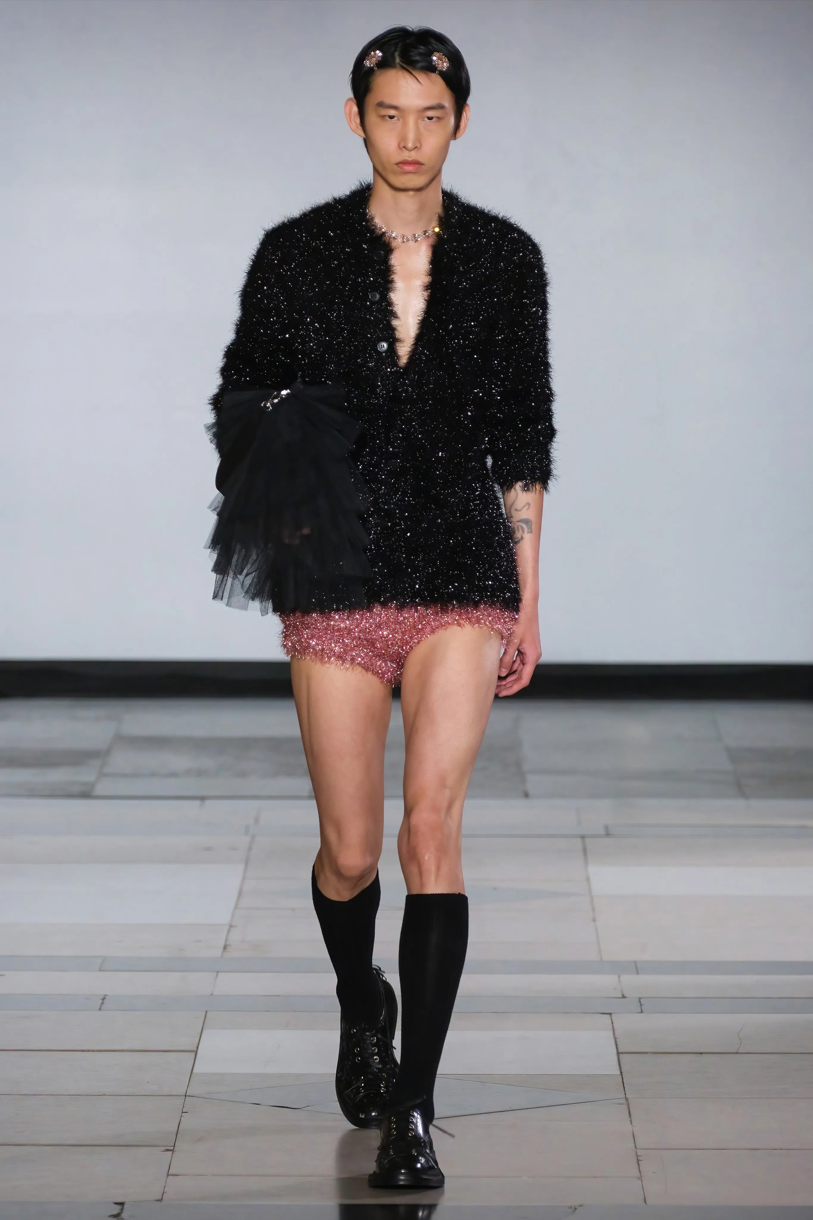 Tinsel Knit Sweater Jacket sold by Simone Rocha product image thumbnail 5