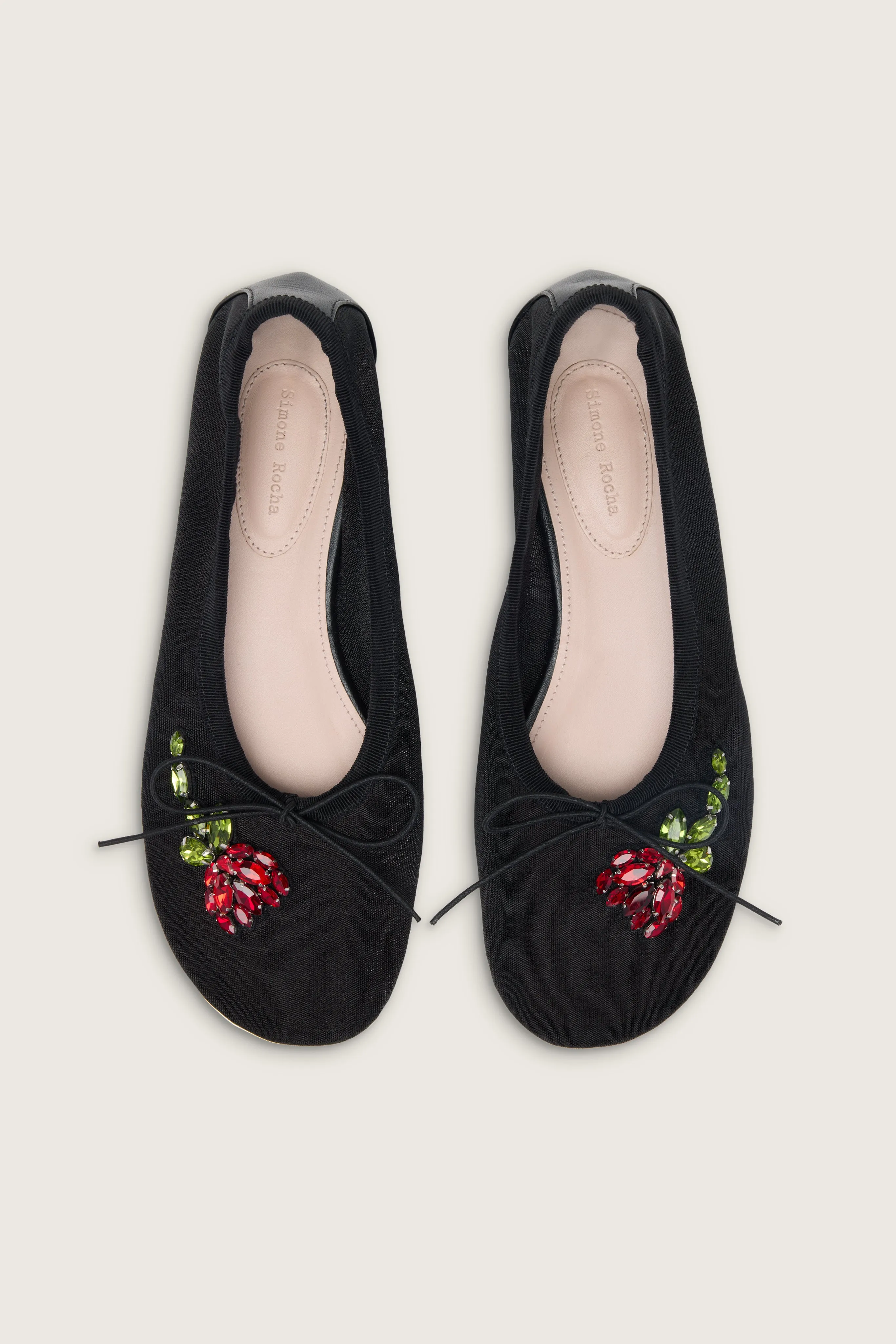 Embellished Flower Mesh Ballerina sold by Simone Rocha product image thumbnail 3