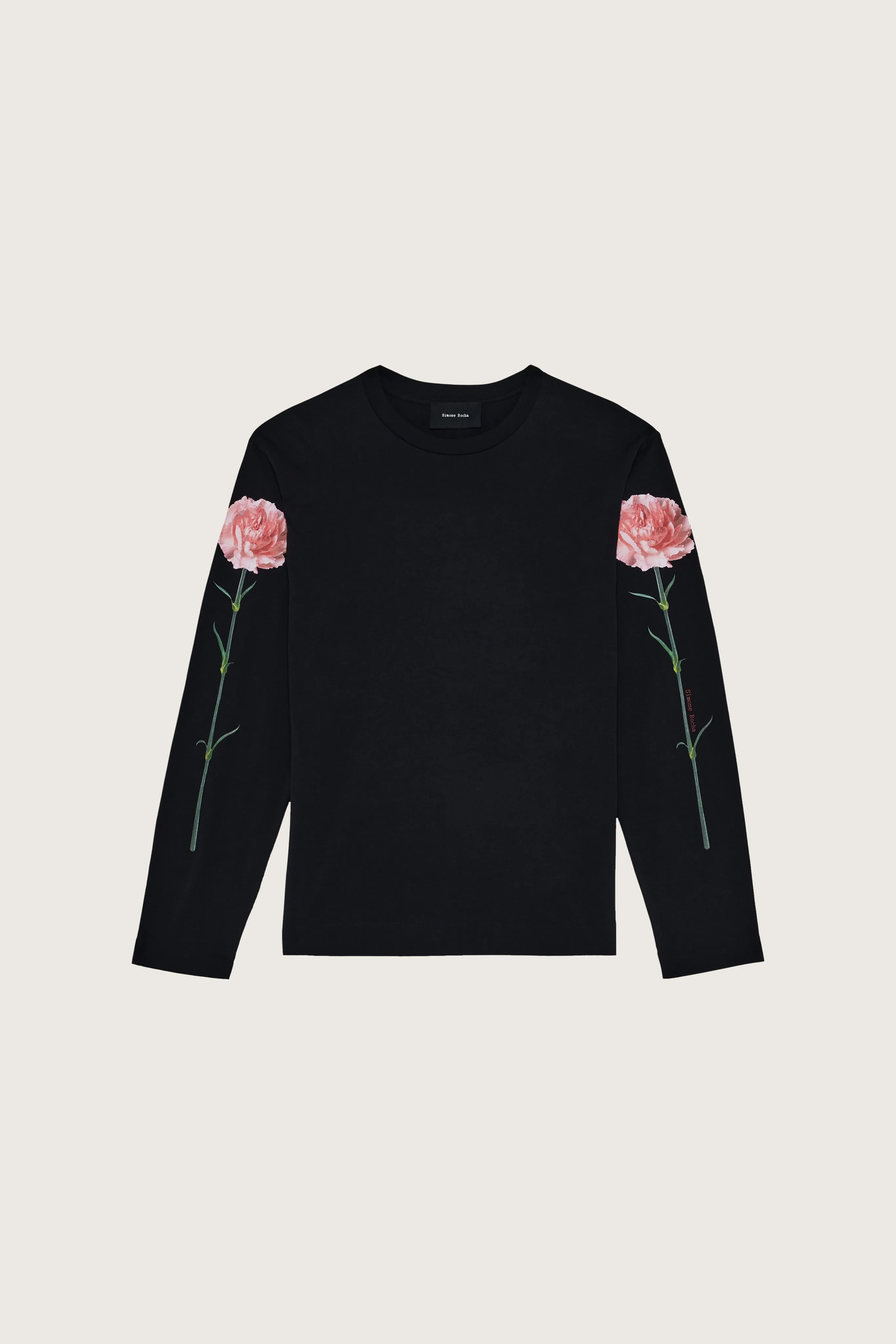 Carnation Long Sleeve T-Shirt sold by Simone Rocha