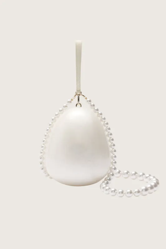 Large Pearl Egg Bag made by Simone Rocha