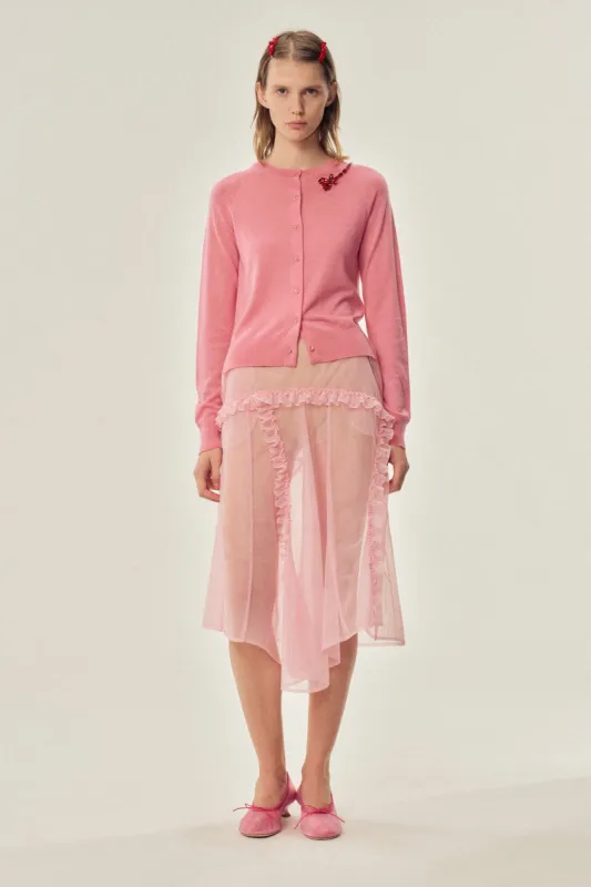 Embellished Flower Cardigan sold by Simone Rocha