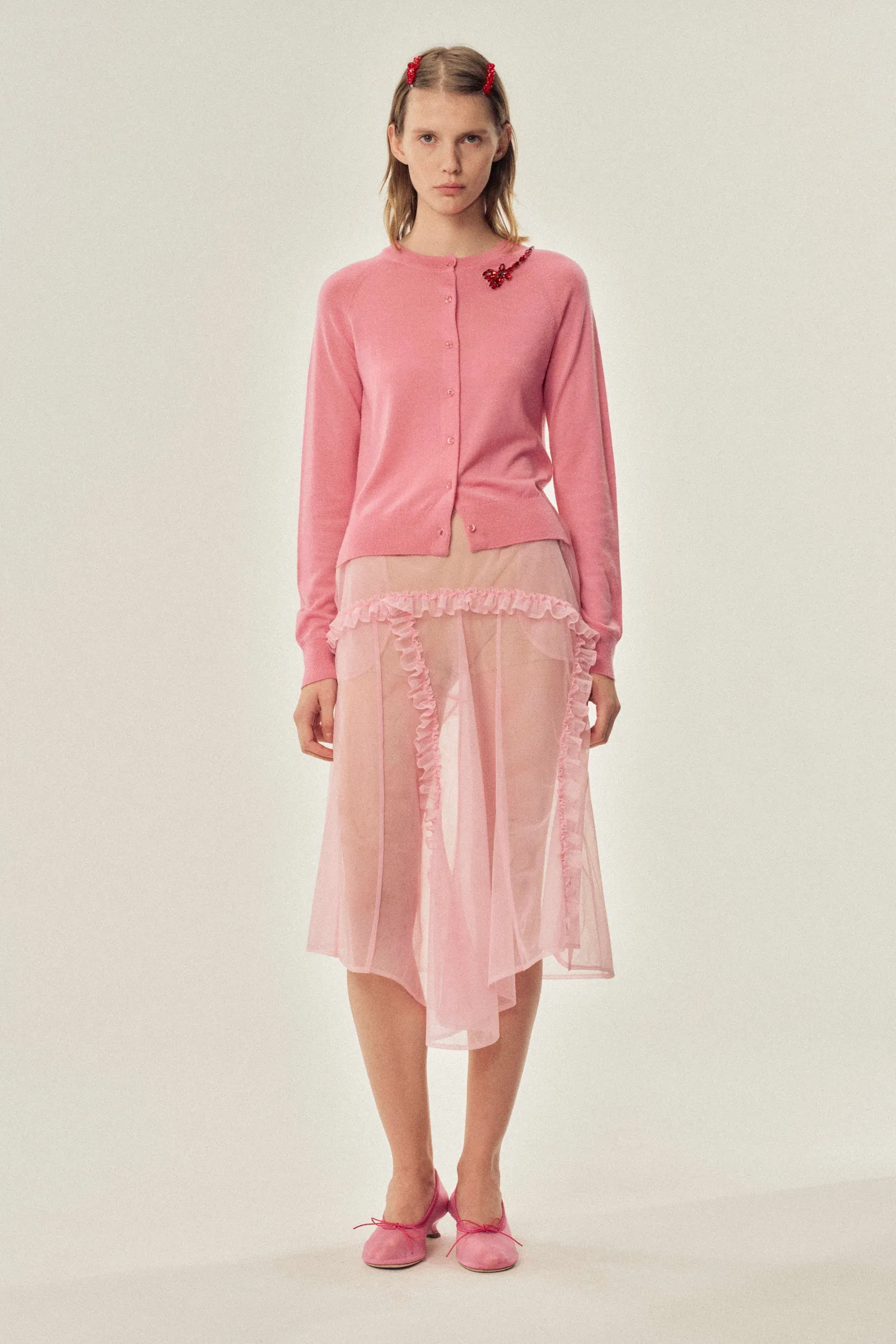 Embellished Flower Cardigan sold by Simone Rocha