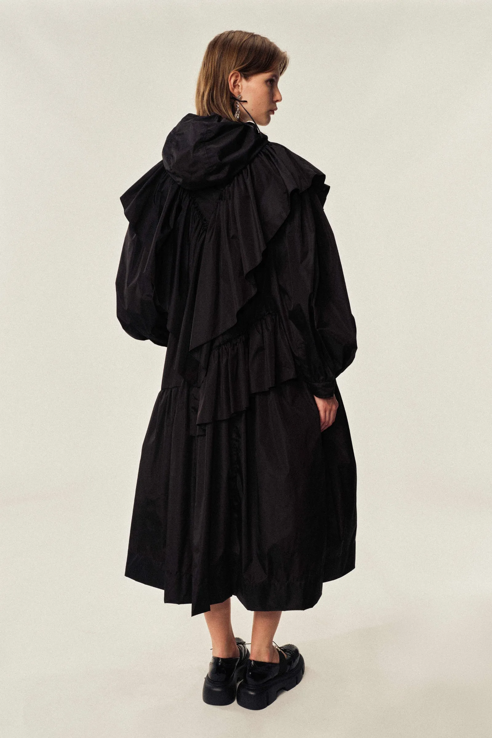Ruffle Puff Sleeve Parka sold by Simone Rocha product image thumbnail 2