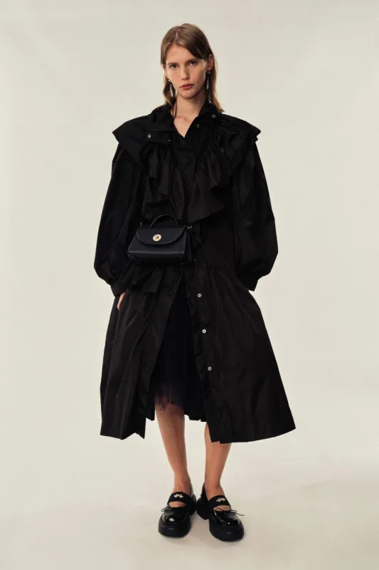Ruffle Puff Sleeve Parka made by Simone Rocha