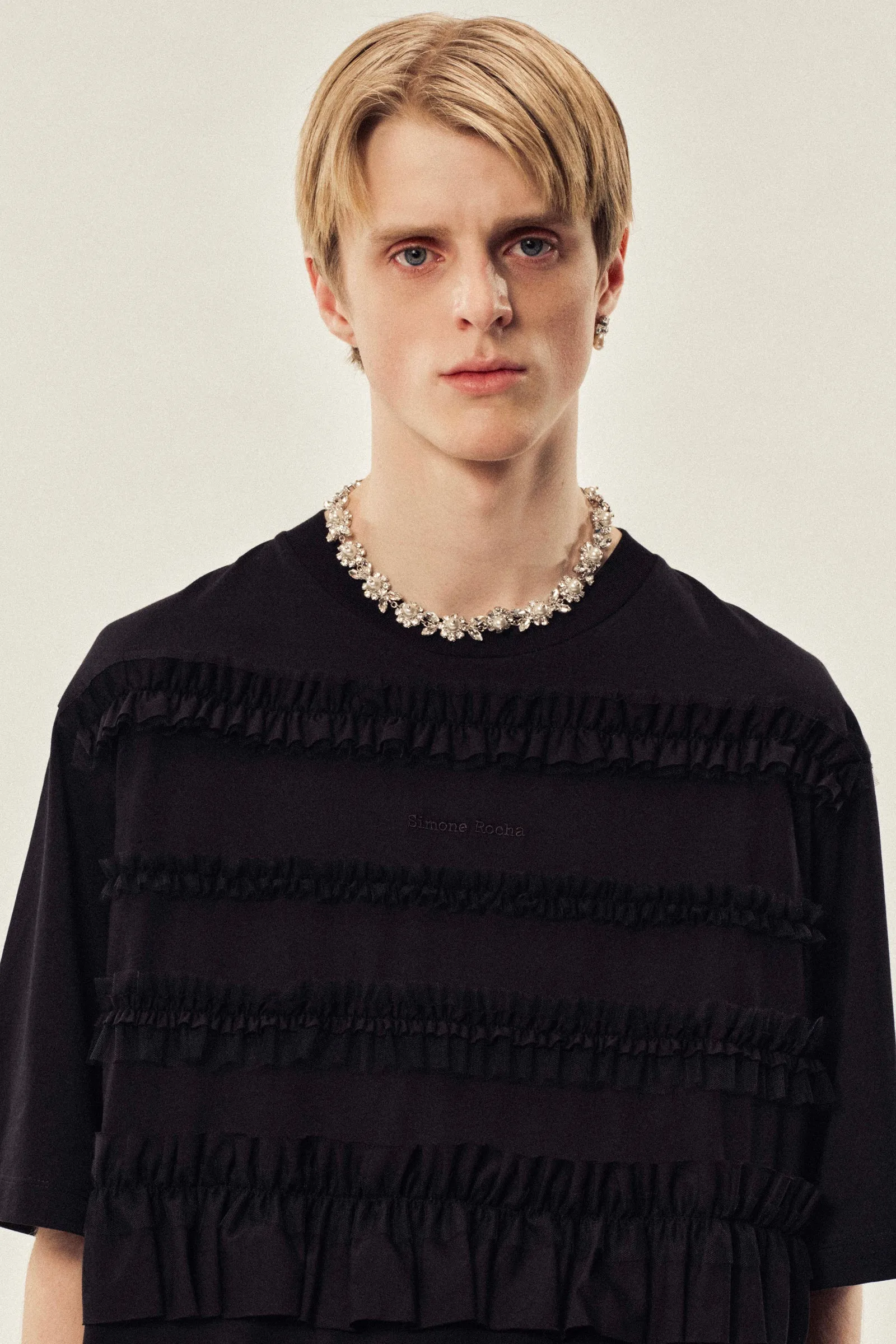 Ruffle Frill T-Shirt sold by Simone Rocha