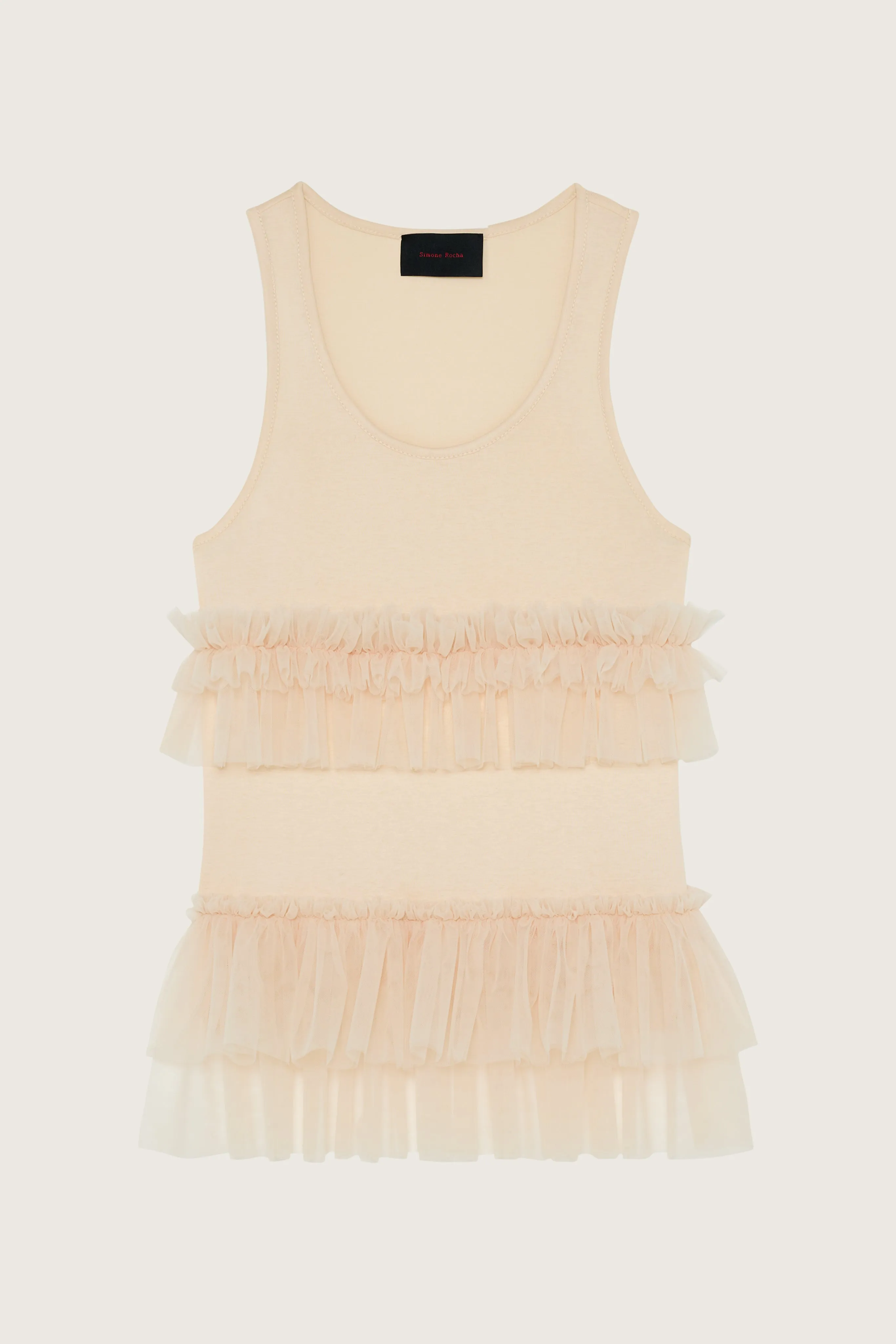 Tutu Hem Tank Top sold by Simone Rocha