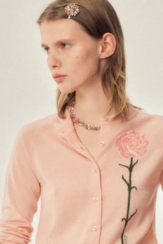 Crystal Floret Necklace made by Simone Rocha