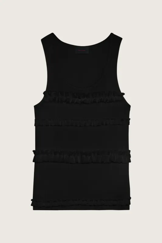Ruffle Frill Tank Top sold by Simone Rocha