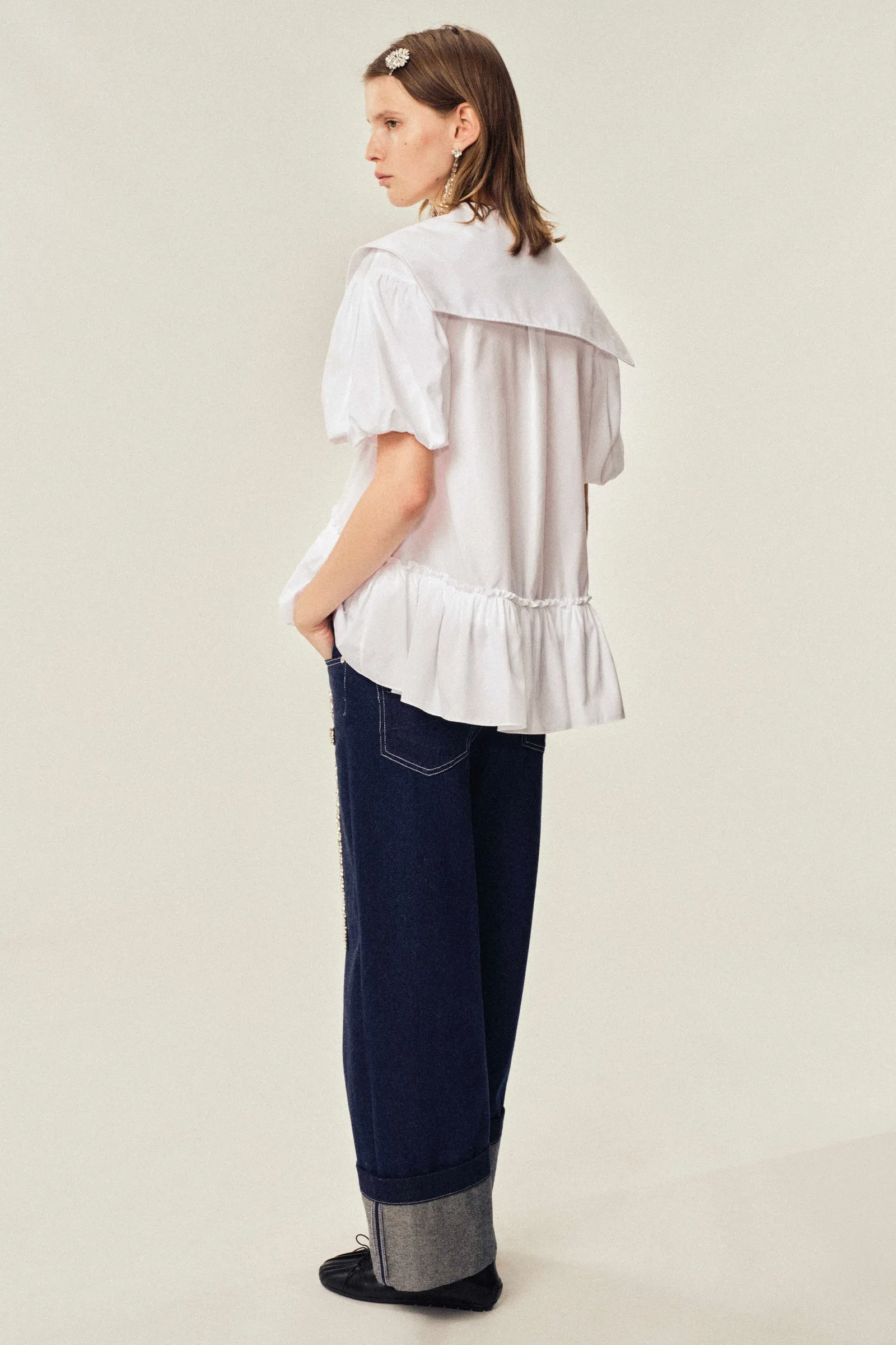 Embellished Carnation Boyfriend Jeans sold by Simone Rocha product image thumbnail 3