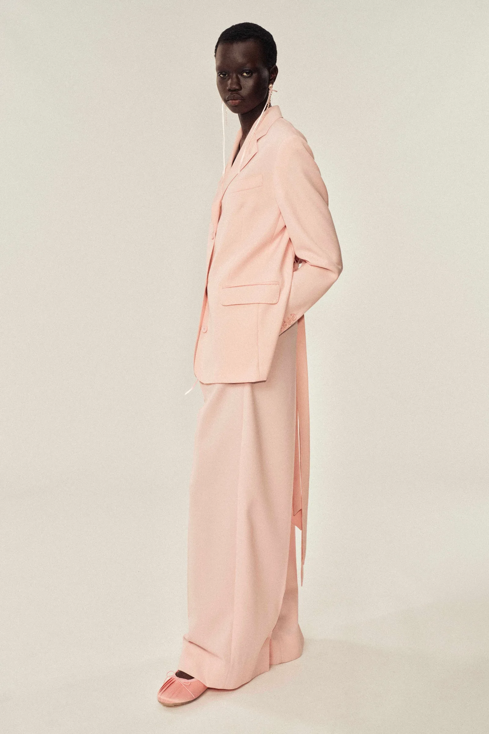 Cut-Out Bow Detail Jacket sold by Simone Rocha product image thumbnail 3
