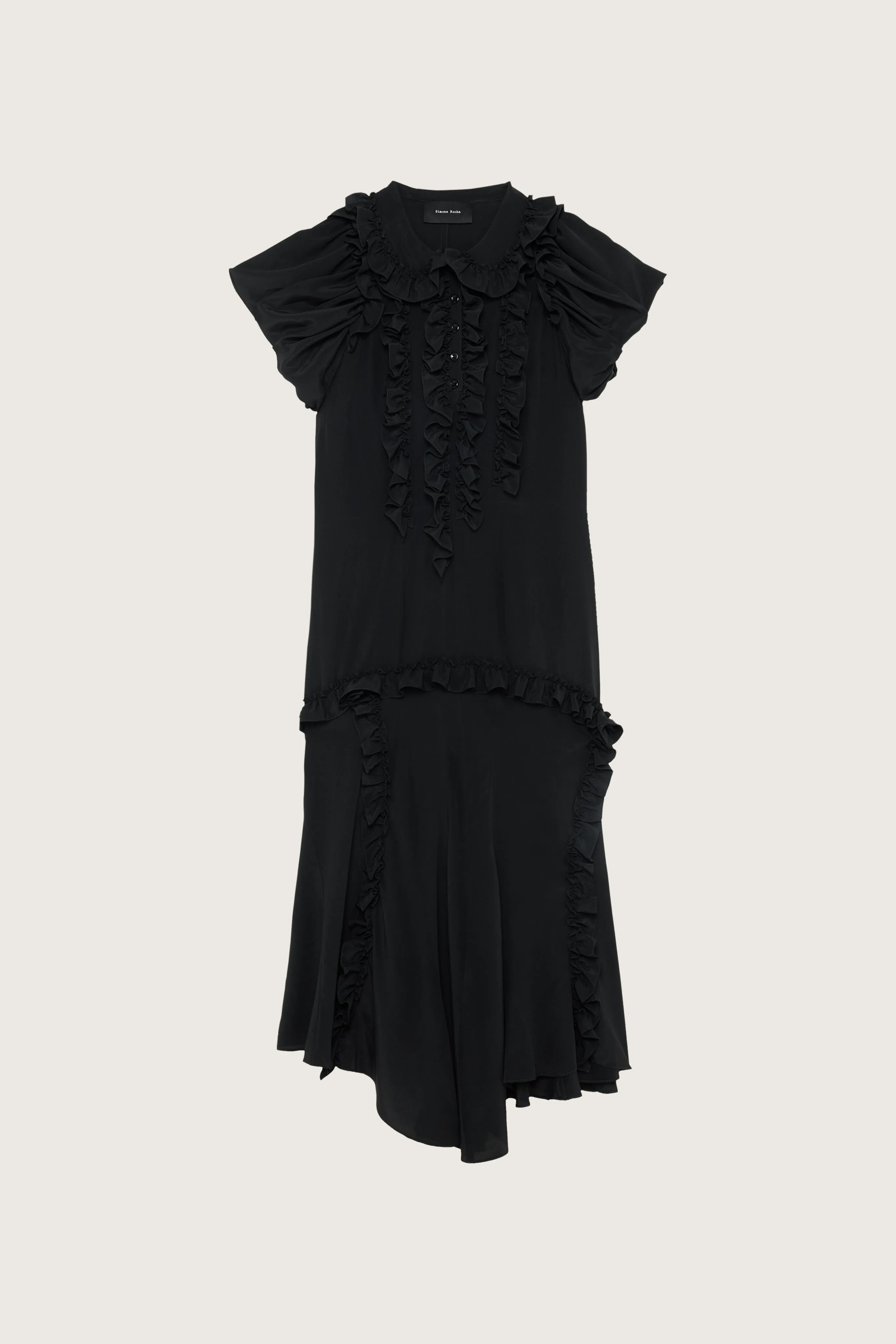 Ruffle Frill Multi-Seam Dress sold by Simone Rocha