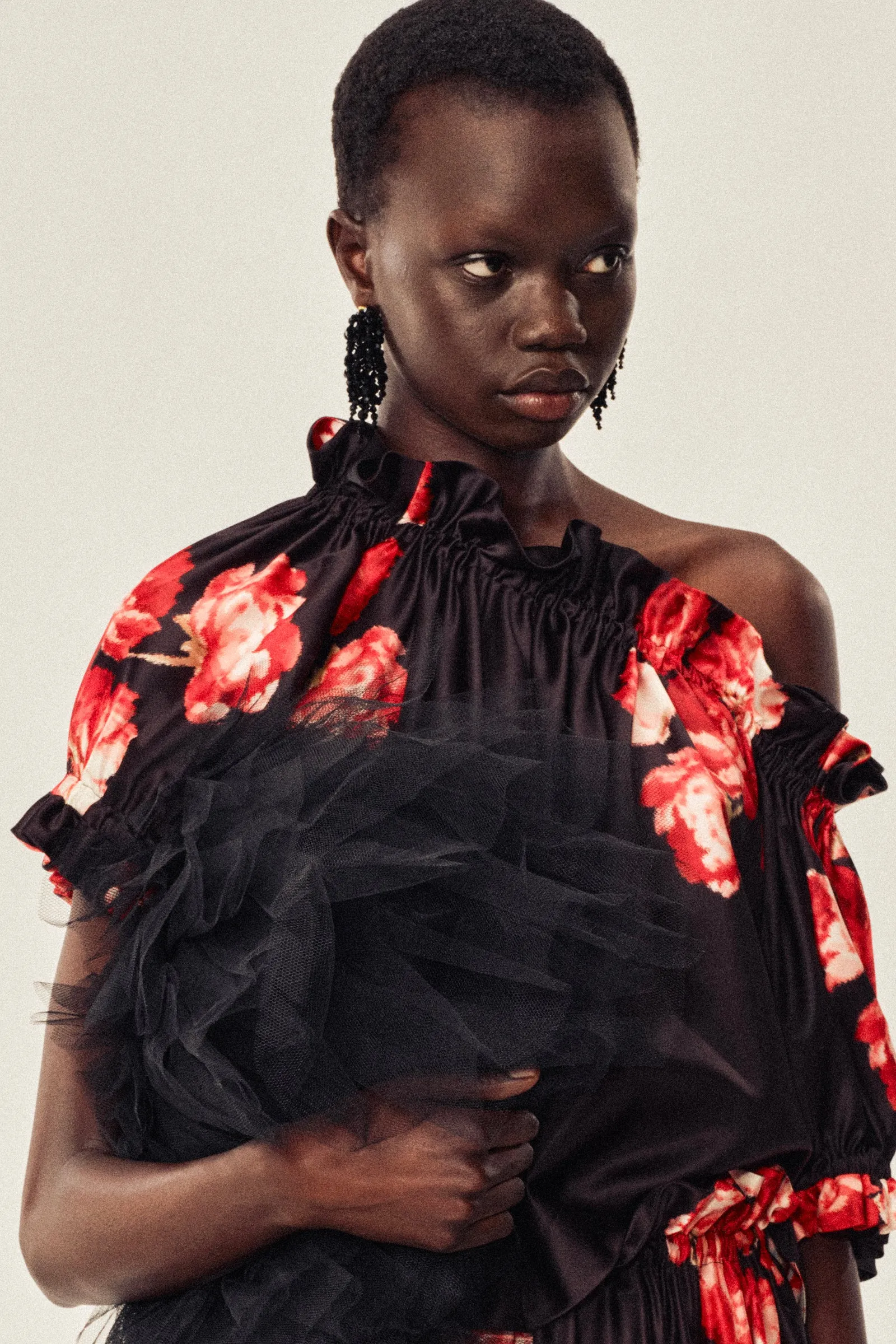 Gathered Ruffle Tulip Top sold by Simone Rocha product image thumbnail 2