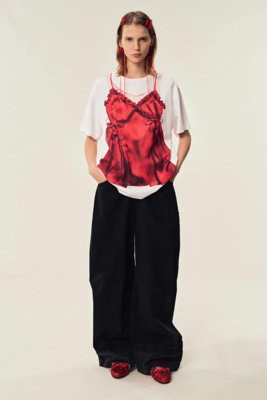 Negligee Tromp L'oeil T-Shirt made by Simone Rocha