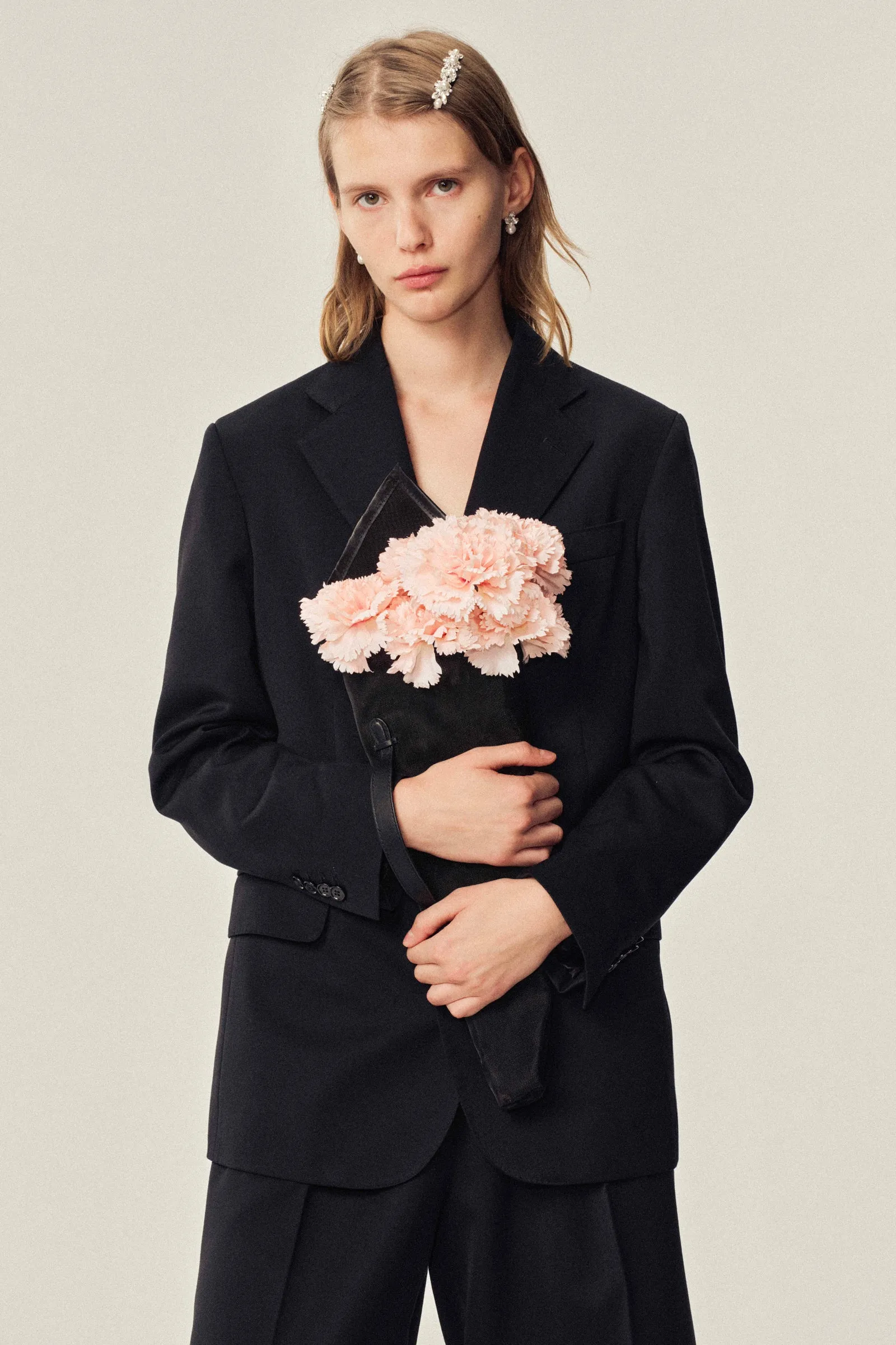 Cut-Out Bow Detail Jacket sold by Simone Rocha product image thumbnail 3