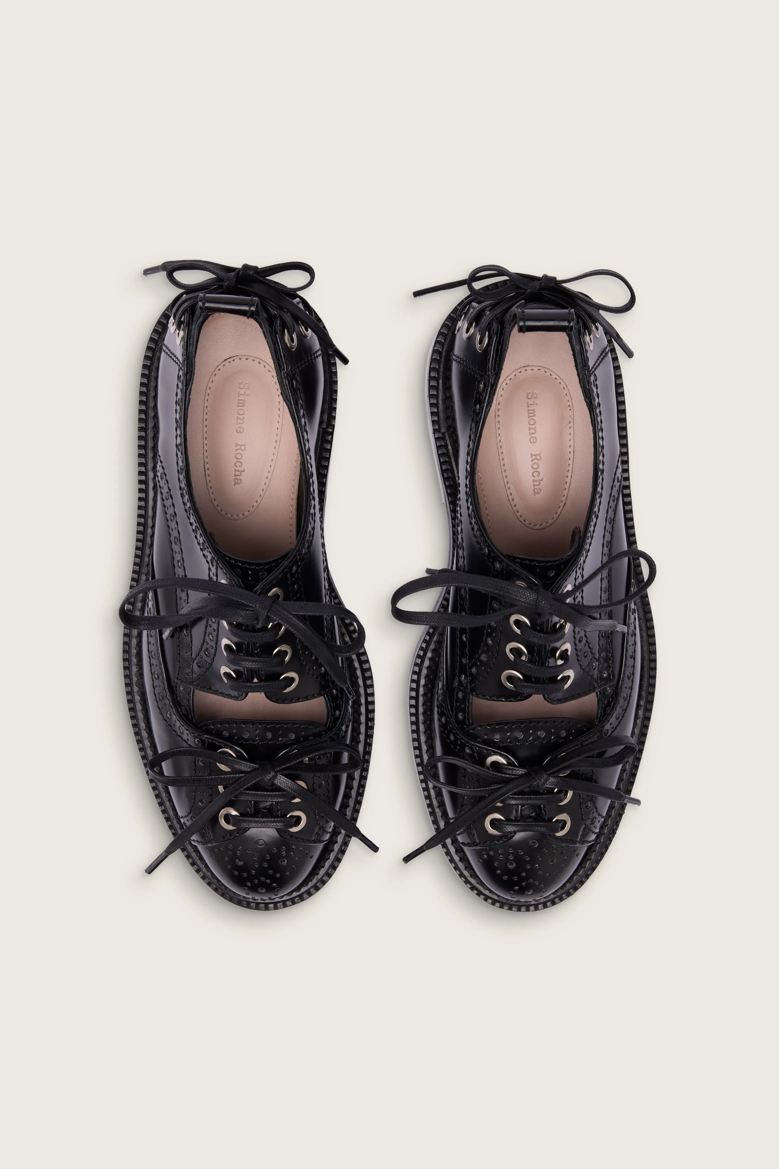 Multi-Lace Cutout Brogue sold by Simone Rocha product image thumbnail 3