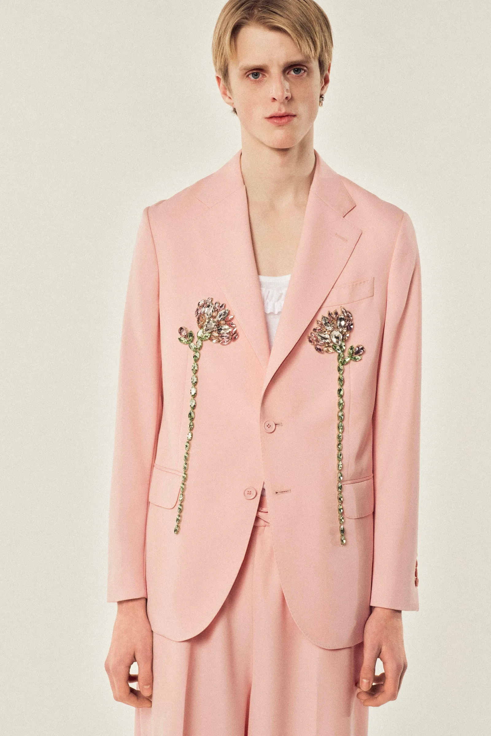 Embellished Double Carnation Jacket sold by Simone Rocha product image thumbnail 3
