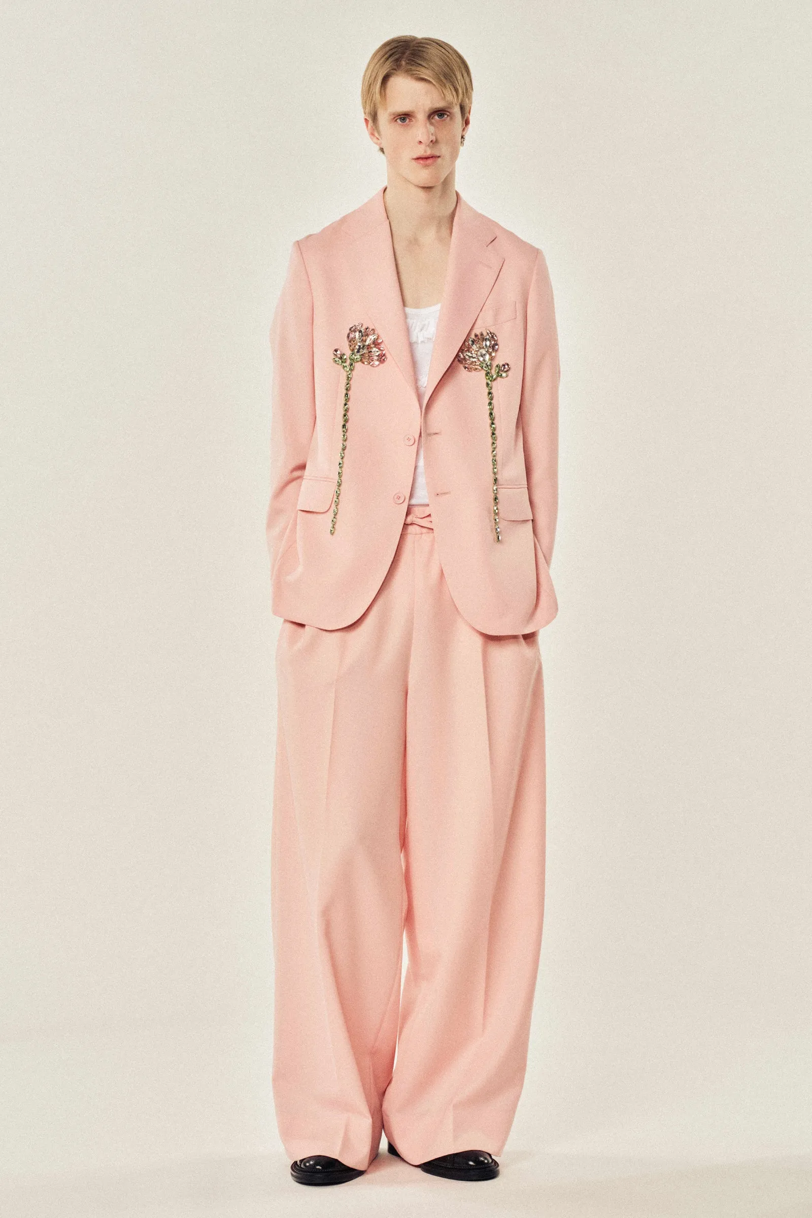 Embellished Double Carnation Jacket sold by Simone Rocha