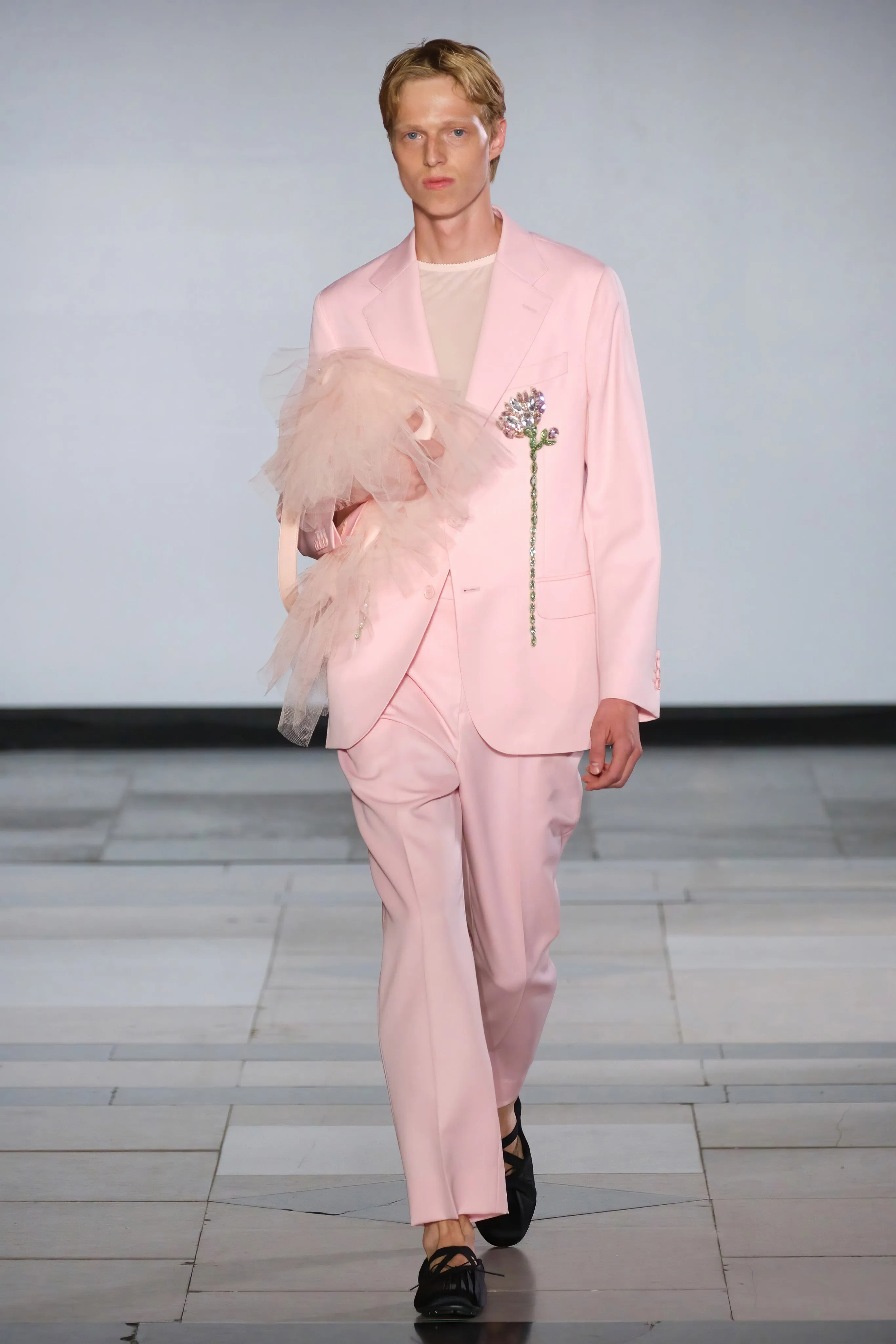 Embellished Double Carnation Jacket sold by Simone Rocha product image thumbnail 4