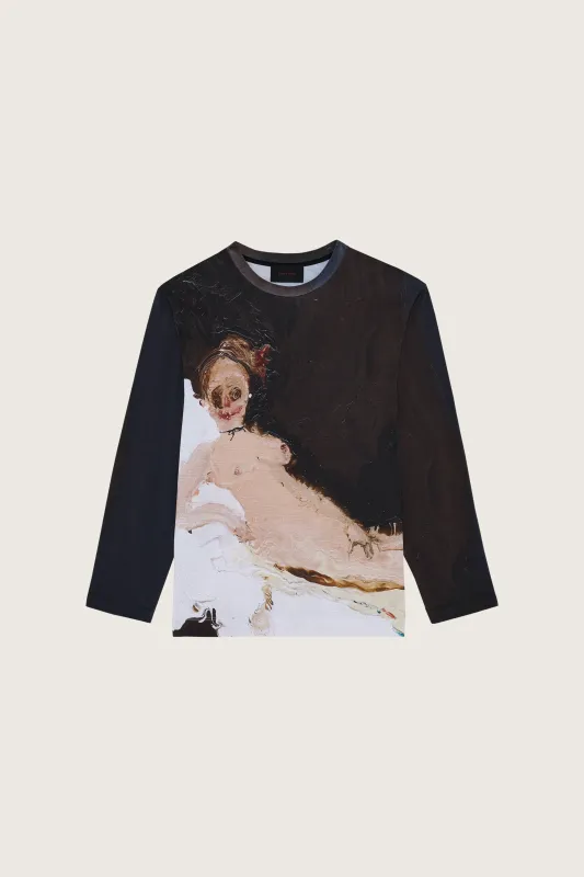 Olympia Long Sleeve T-Shirt sold by Simone Rocha