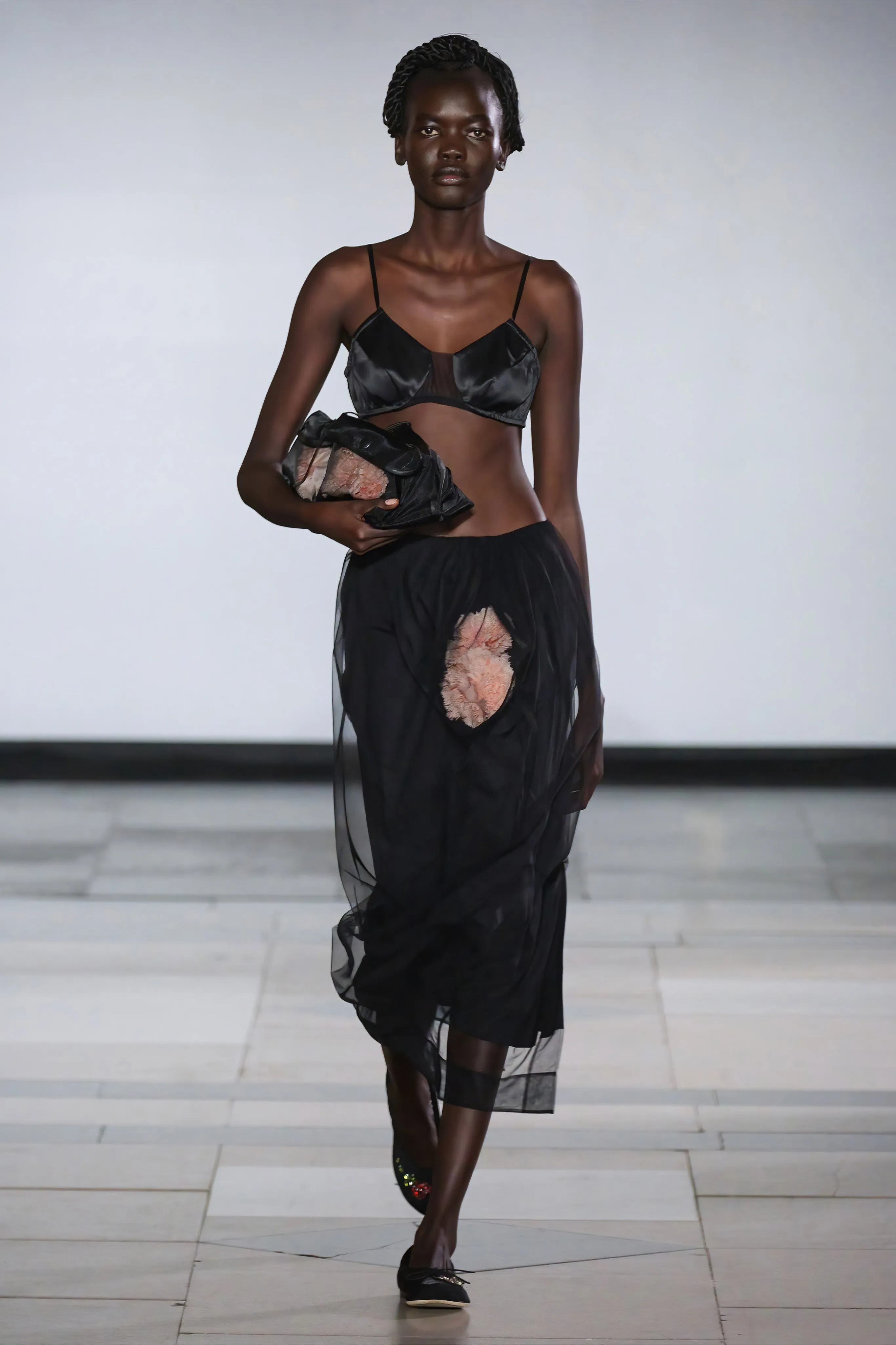 Trapped Carnation Pencil Skirt sold by Simone Rocha product image thumbnail 3