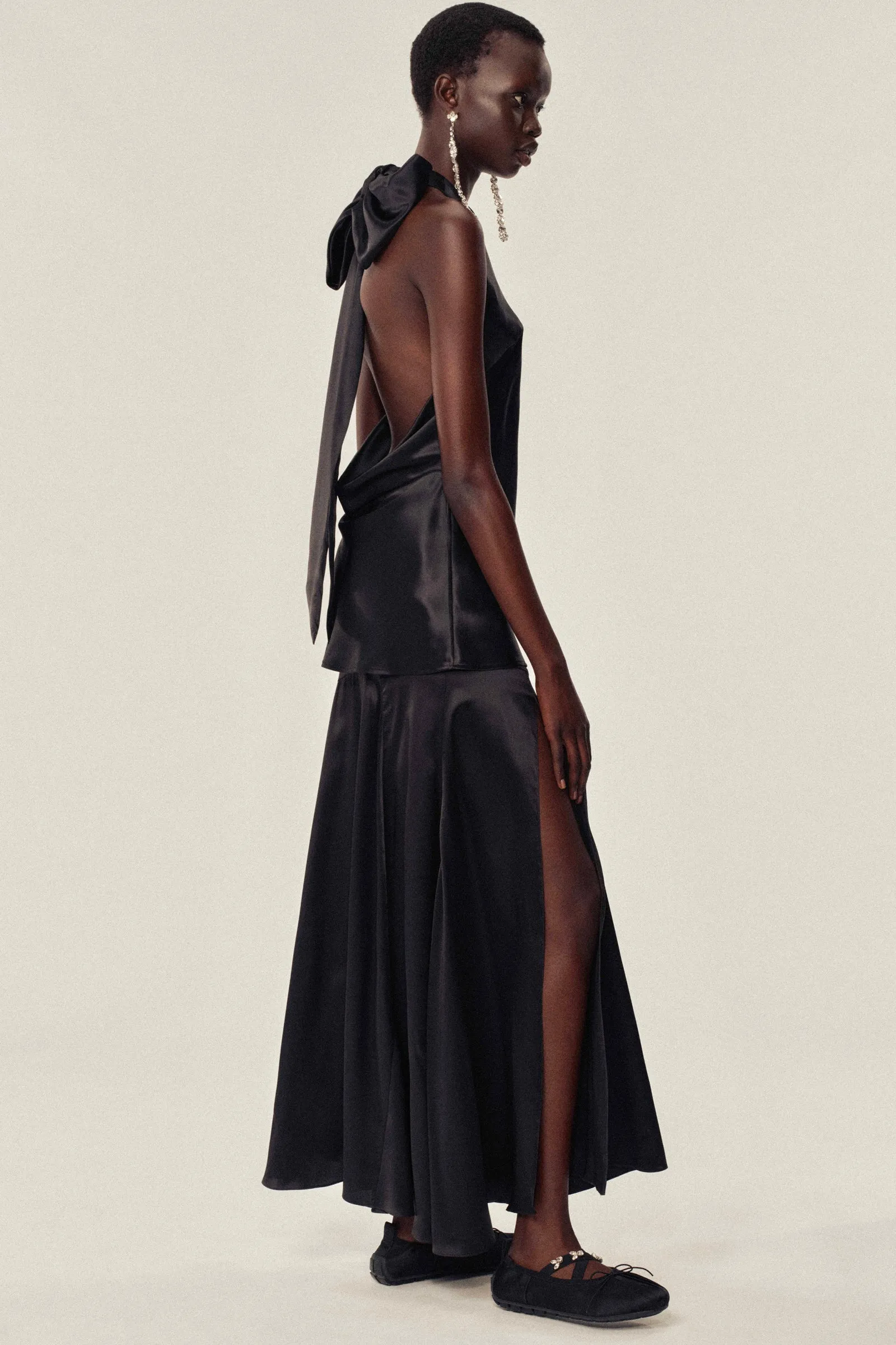 Long Slit Bias Cut Skirt sold by Simone Rocha product image thumbnail 2