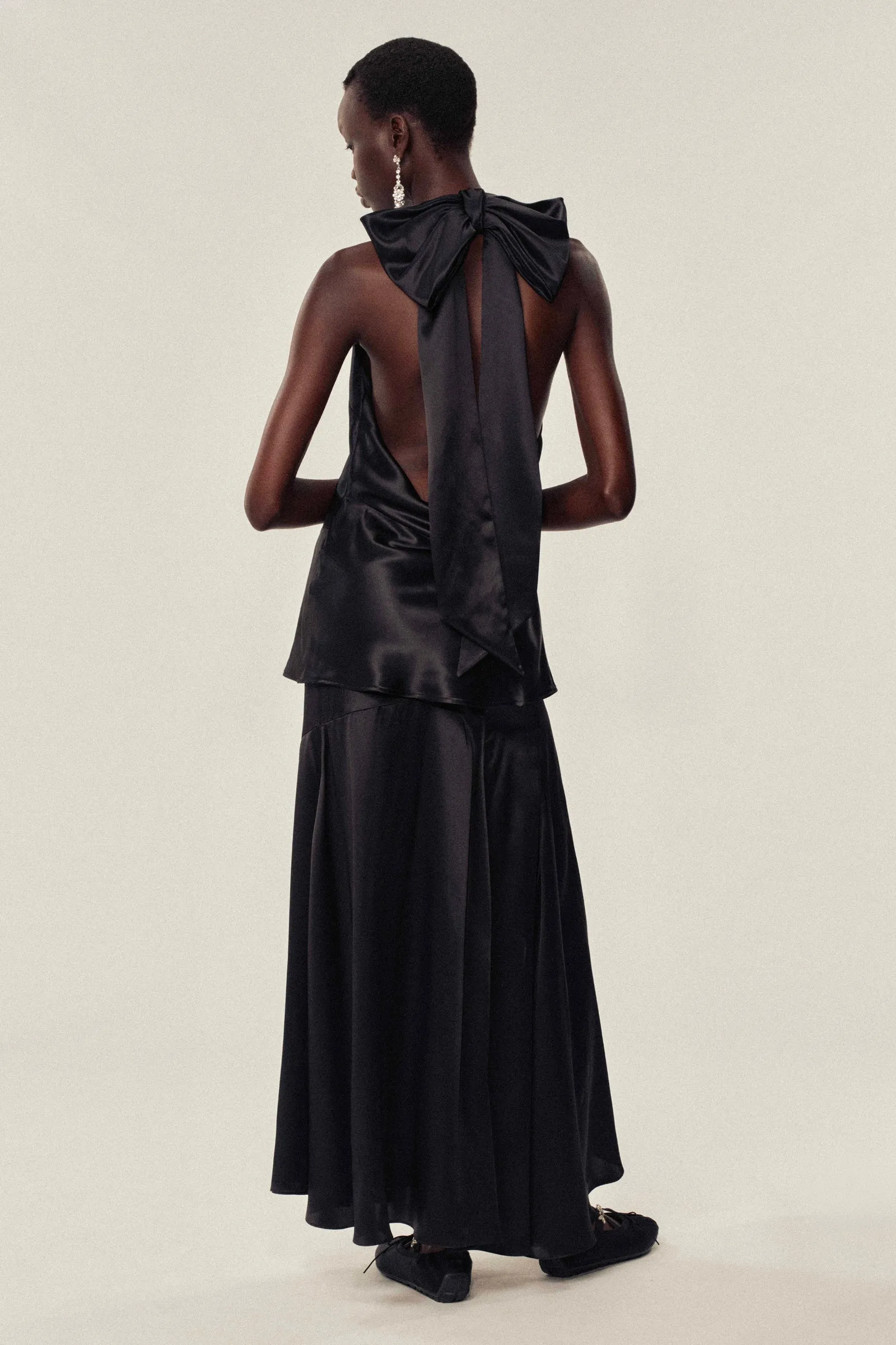 Long Slit Bias Cut Skirt sold by Simone Rocha product image thumbnail 3