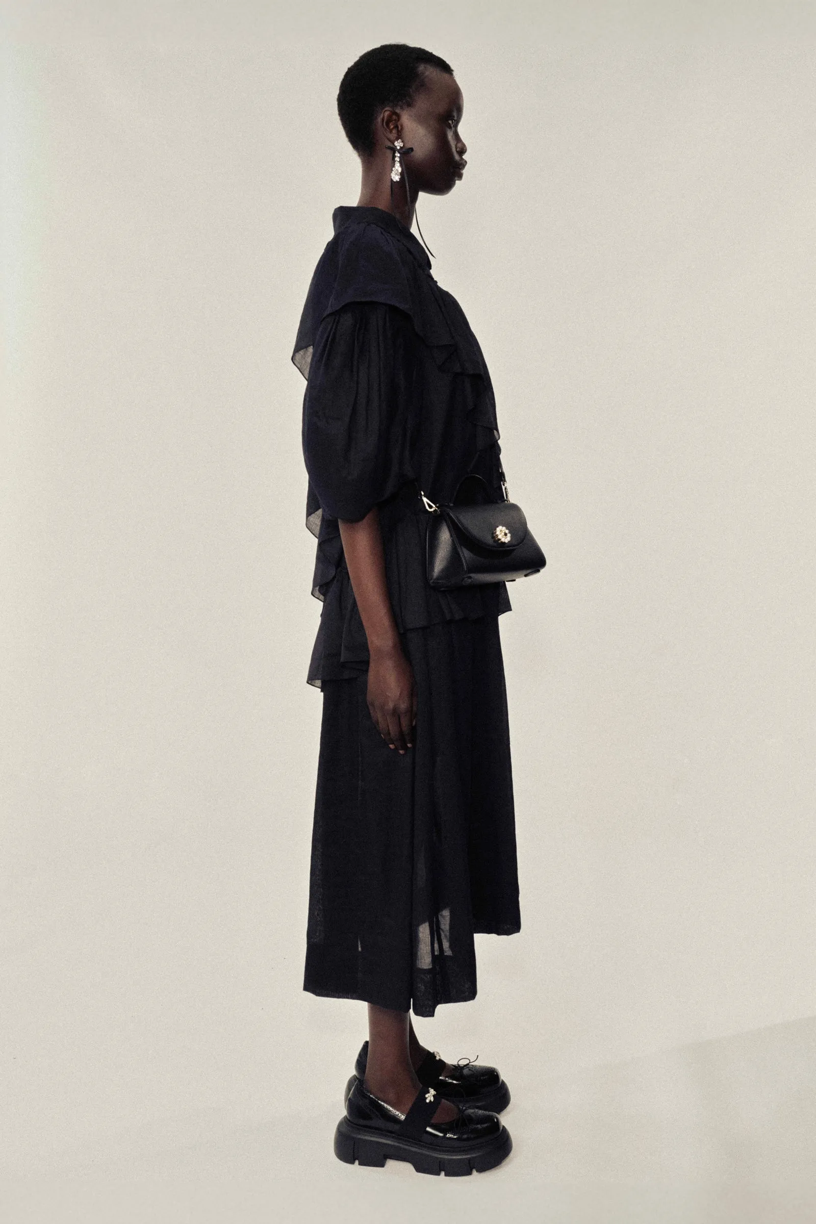 Petal Sleeve Ruffle Dress sold by Simone Rocha product image thumbnail 2