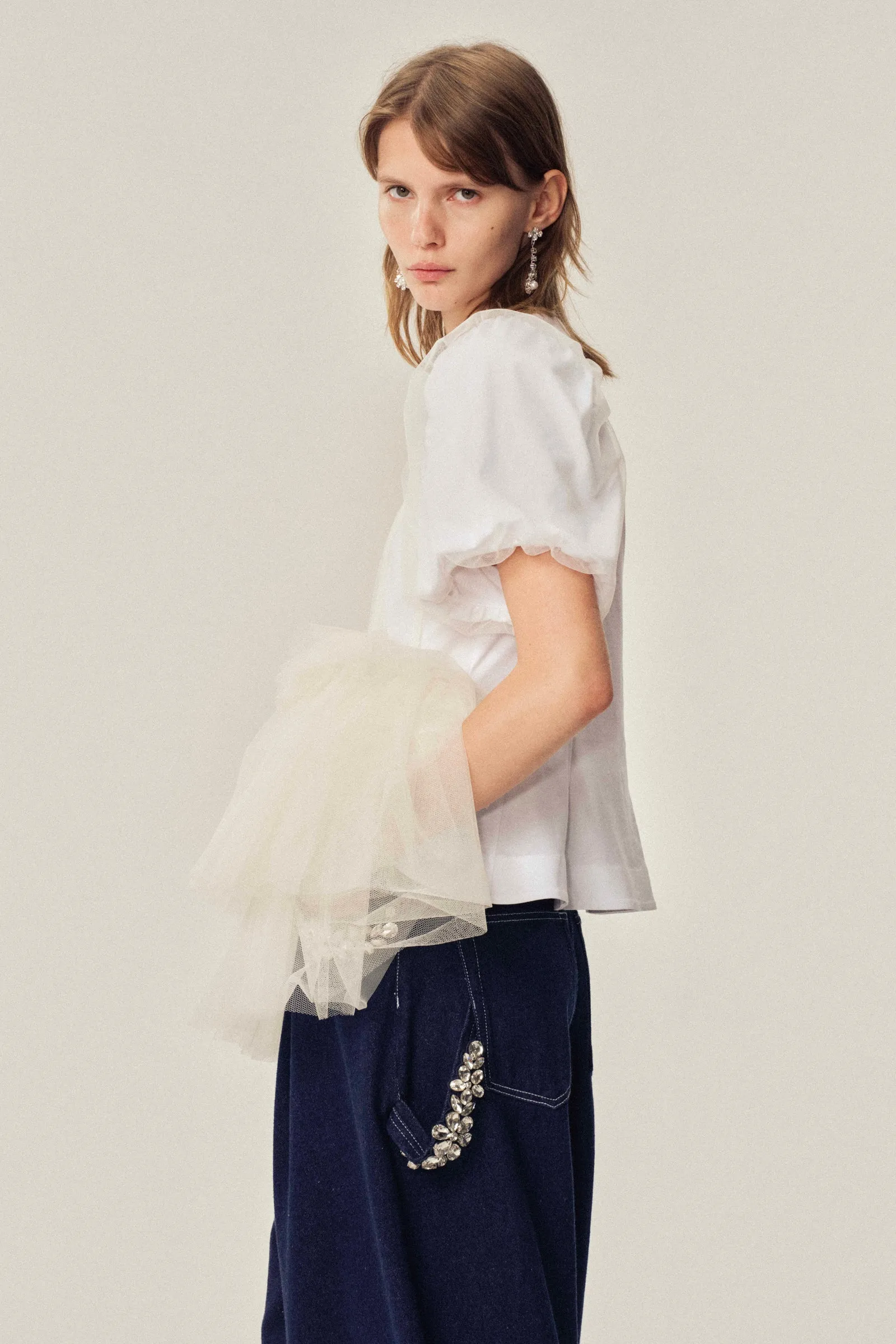 Turbo Embellished Puddle Jeans sold by Simone Rocha product image thumbnail 2