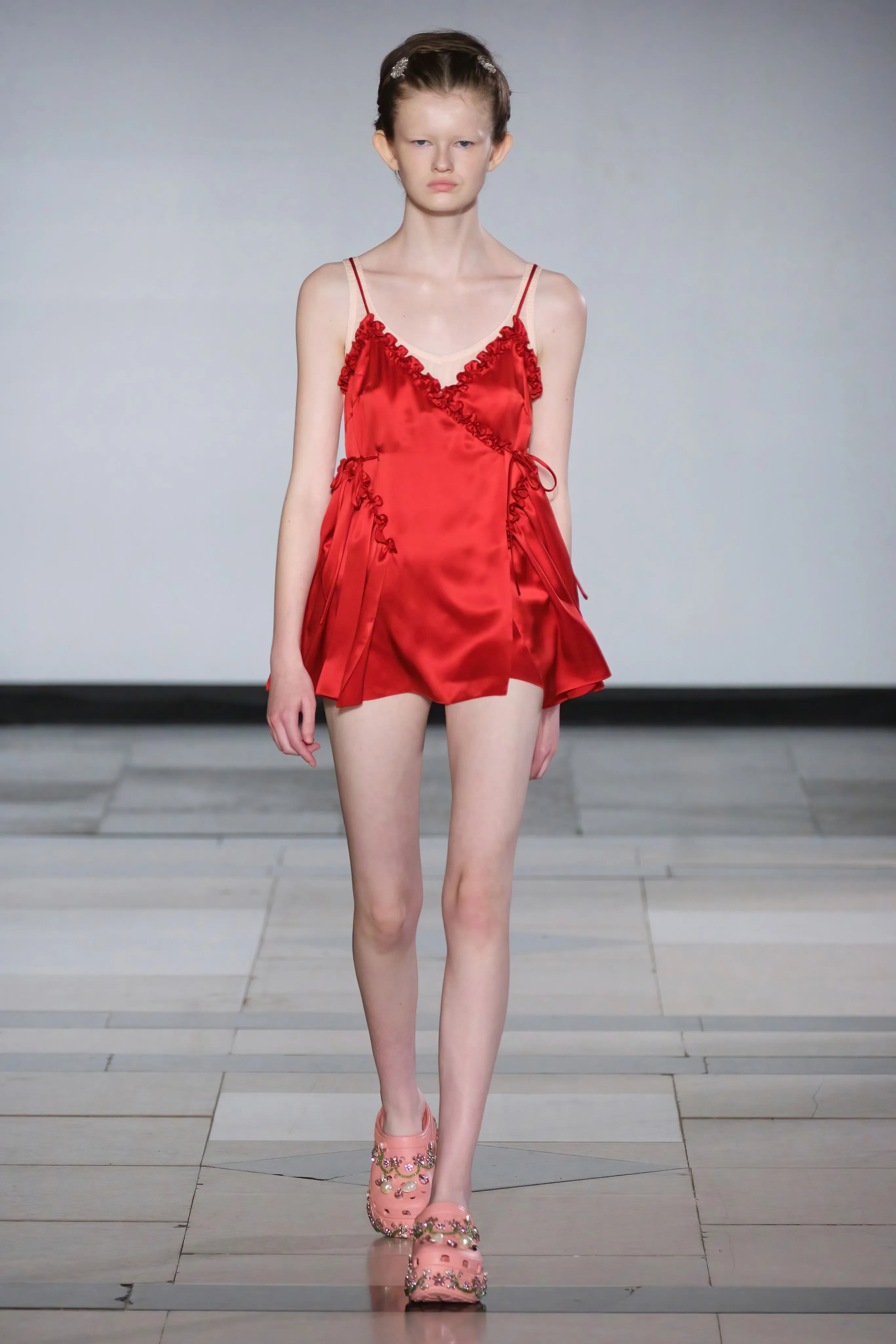 Negligee Satin Patchwork Ballet Dress sold by Simone Rocha product image thumbnail 5
