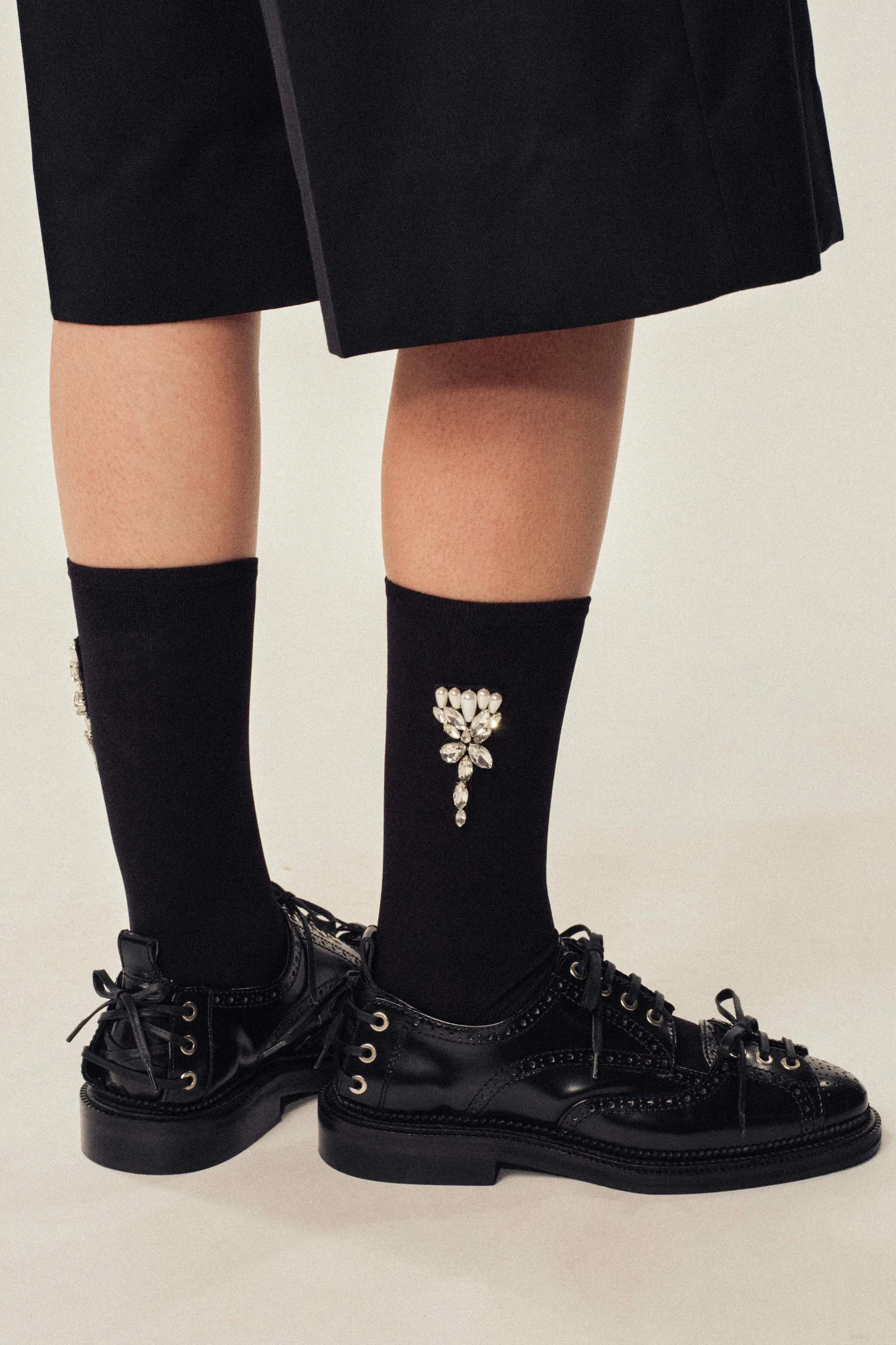 Embellished Flower Socks sold by Simone Rocha product image thumbnail 2