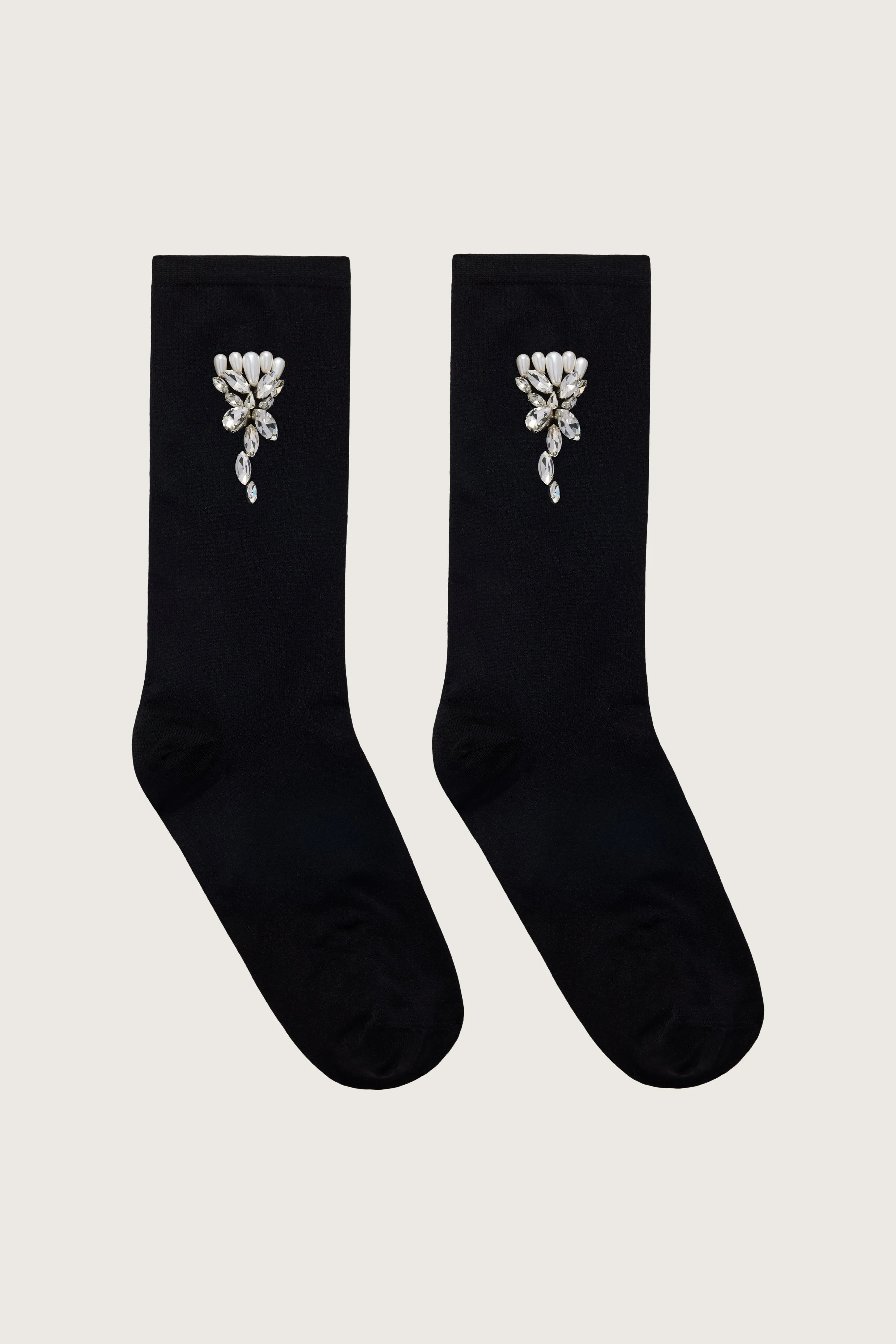 Embellished Flower Socks sold by Simone Rocha
