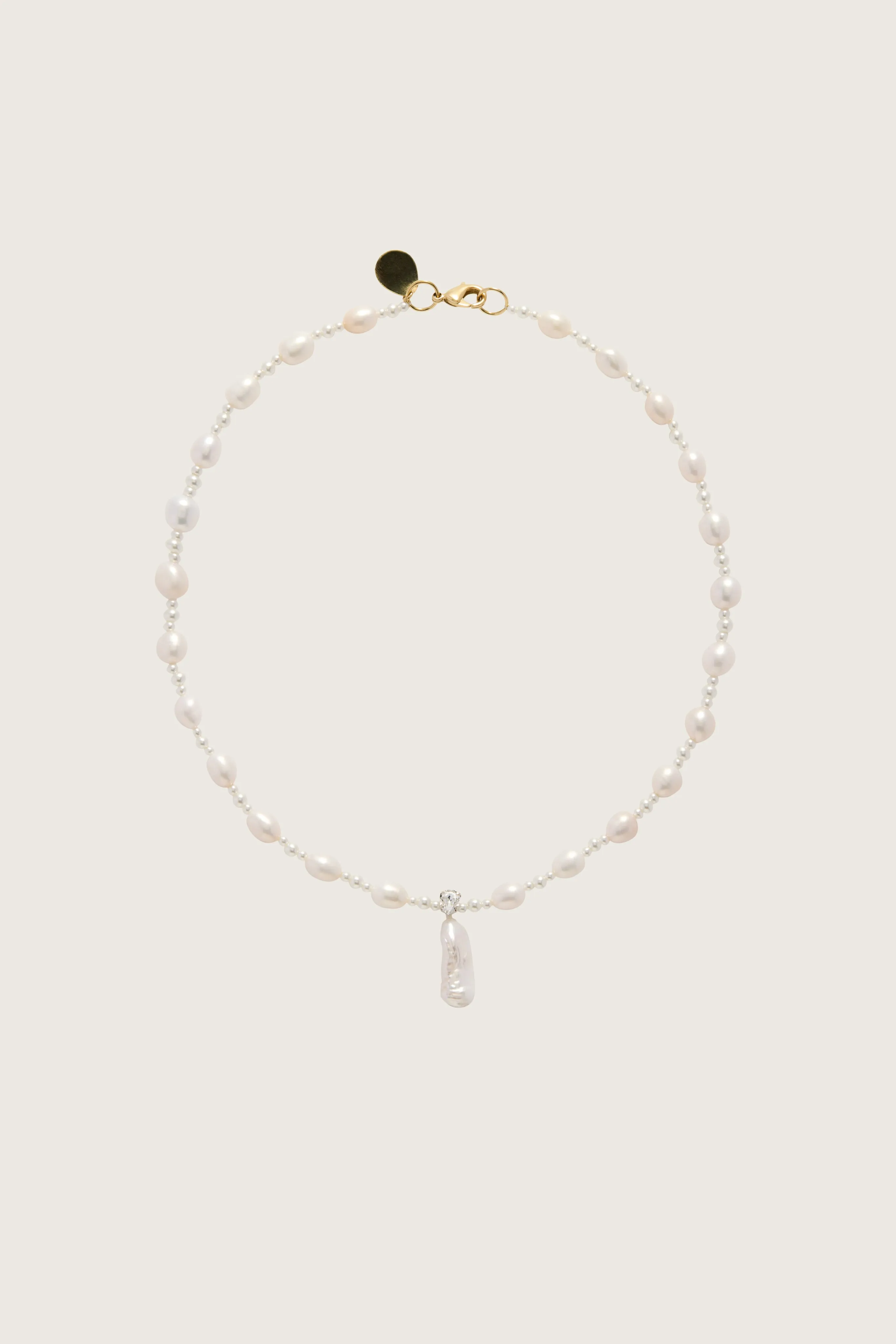 Staccato Pendant Pearl Necklace sold by Simone Rocha
