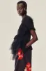 Cropped Ruffle Waist Trousers sold by Simone Rocha