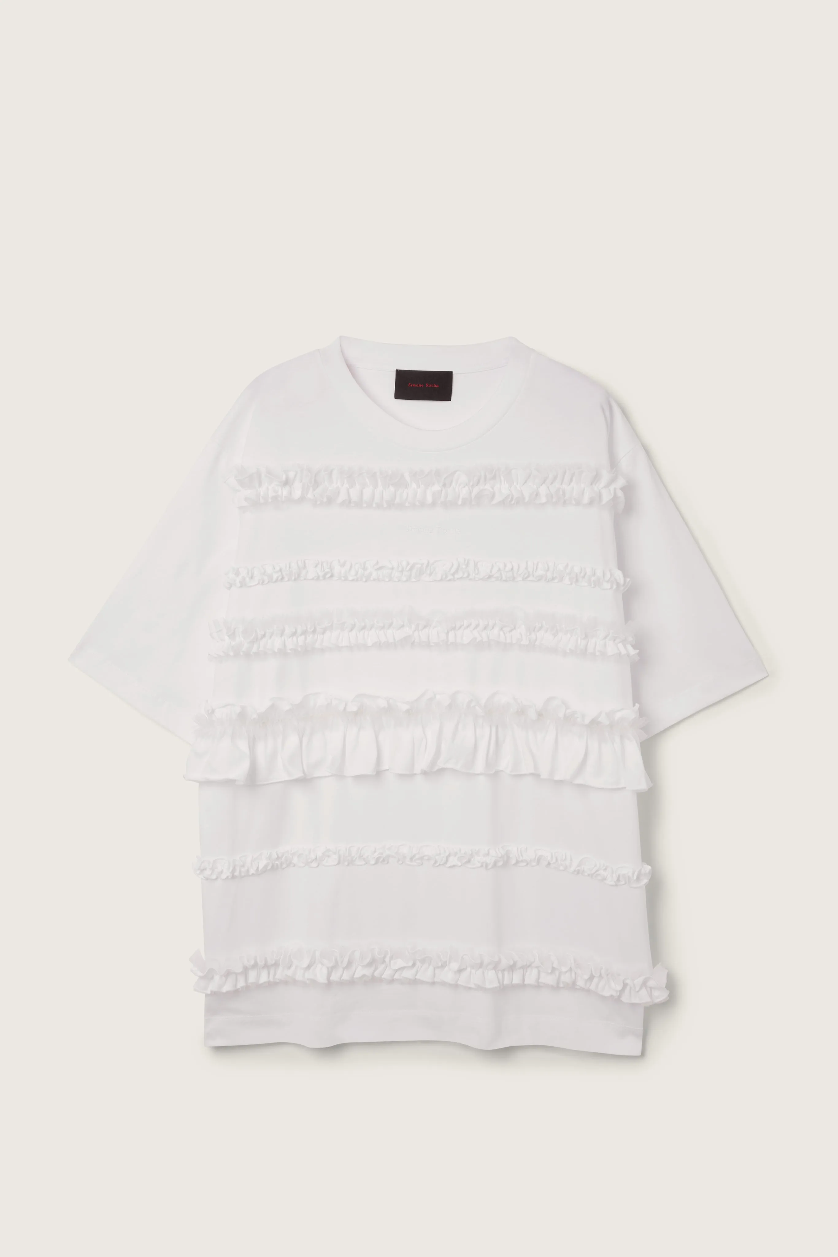 Ruffle Frill T-Shirt sold by Simone Rocha