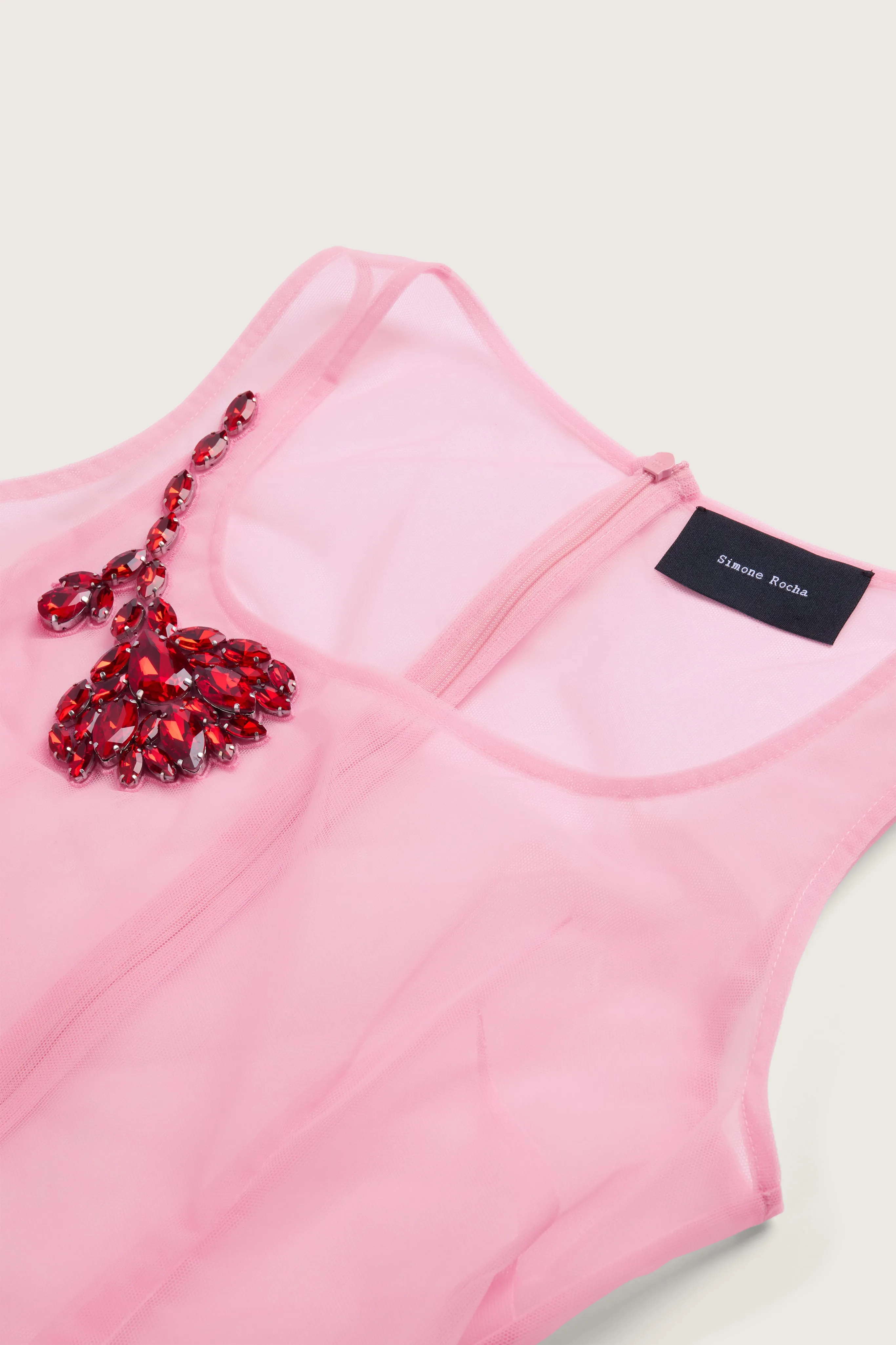 Embellished Flower Dart Dress sold by Simone Rocha product image thumbnail 2