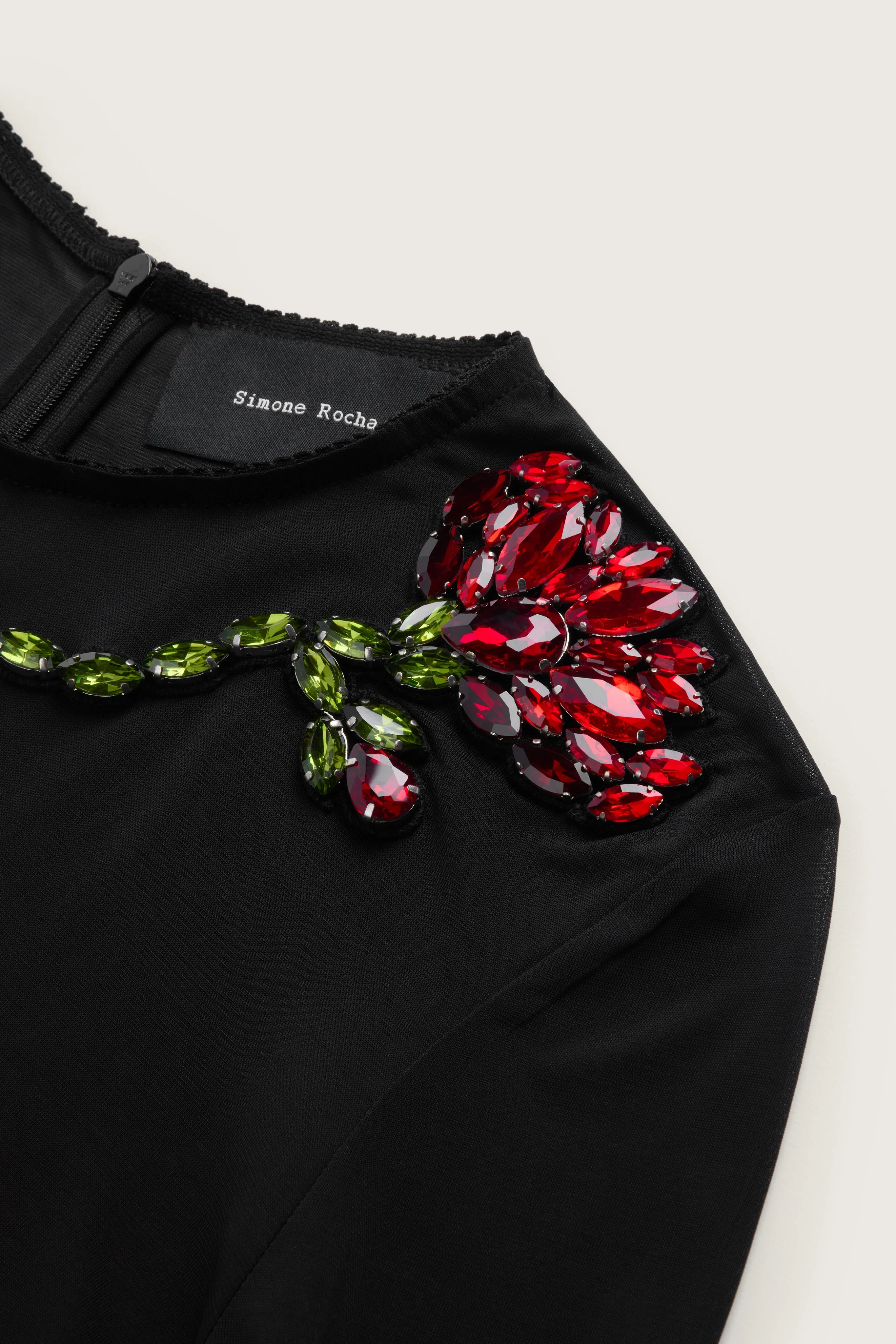 Embellished Carnation Mesh Top sold by Simone Rocha product image thumbnail 2