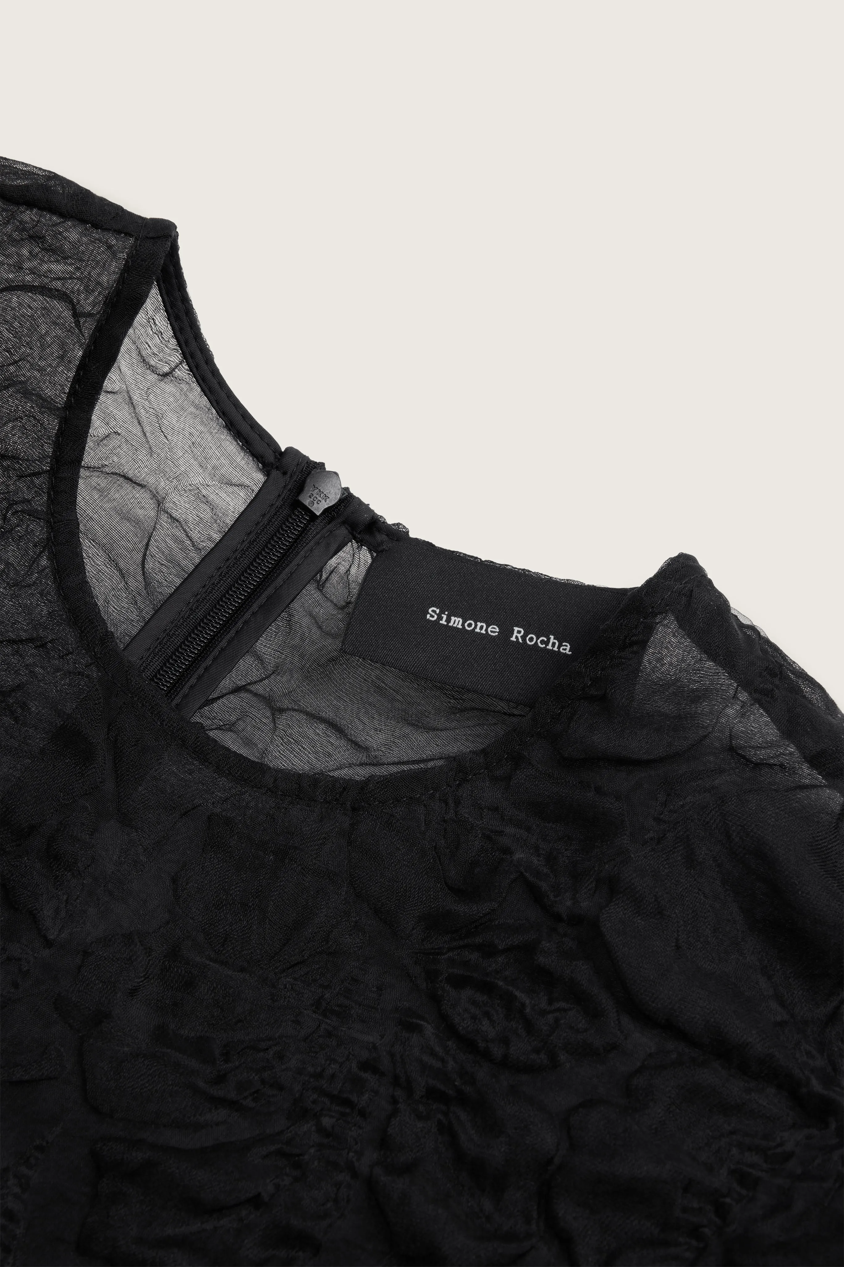Ruffle Frill Detail Smock Dress sold by Simone Rocha product image thumbnail 2
