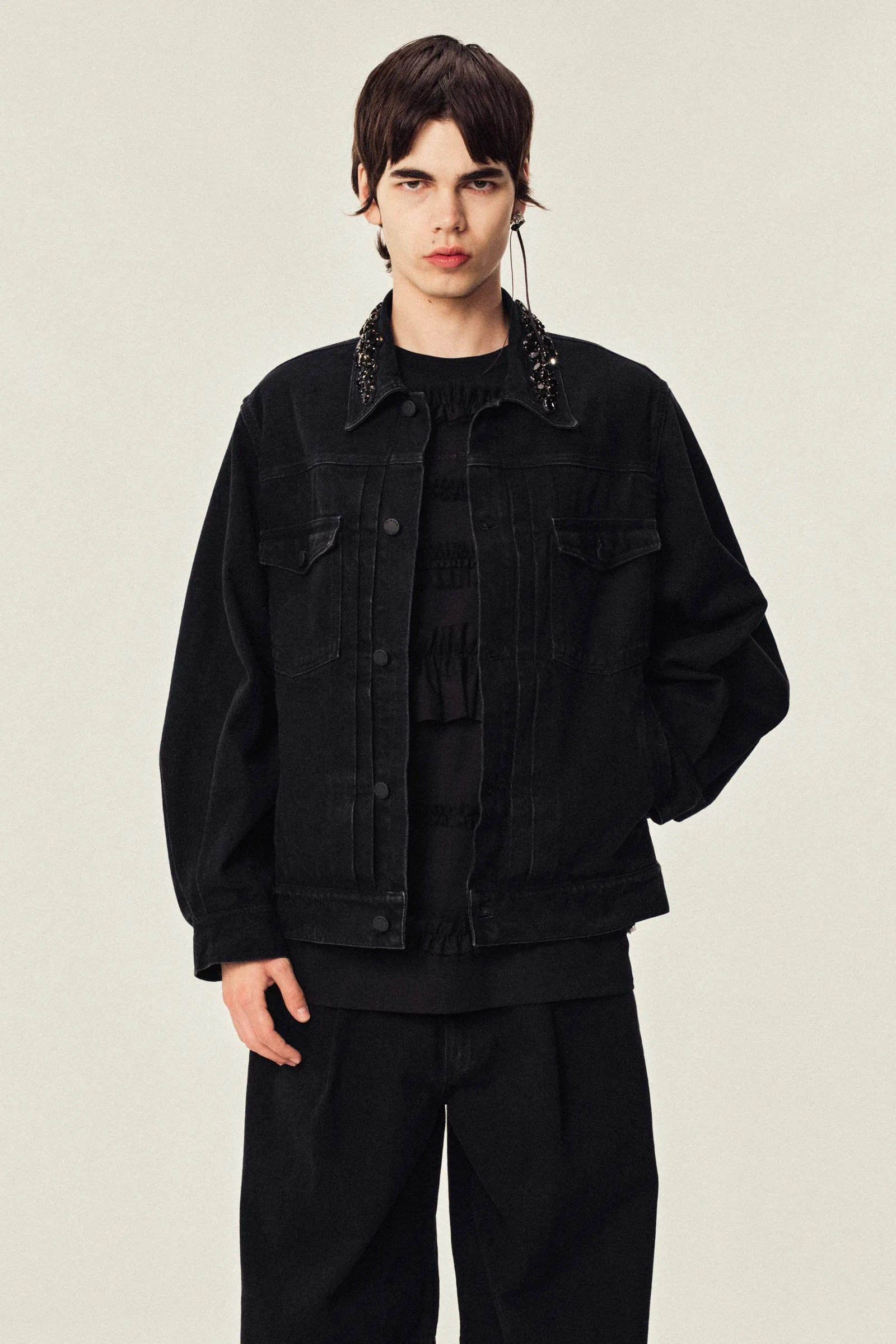 Embellished Denim Jacket sold by Simone Rocha